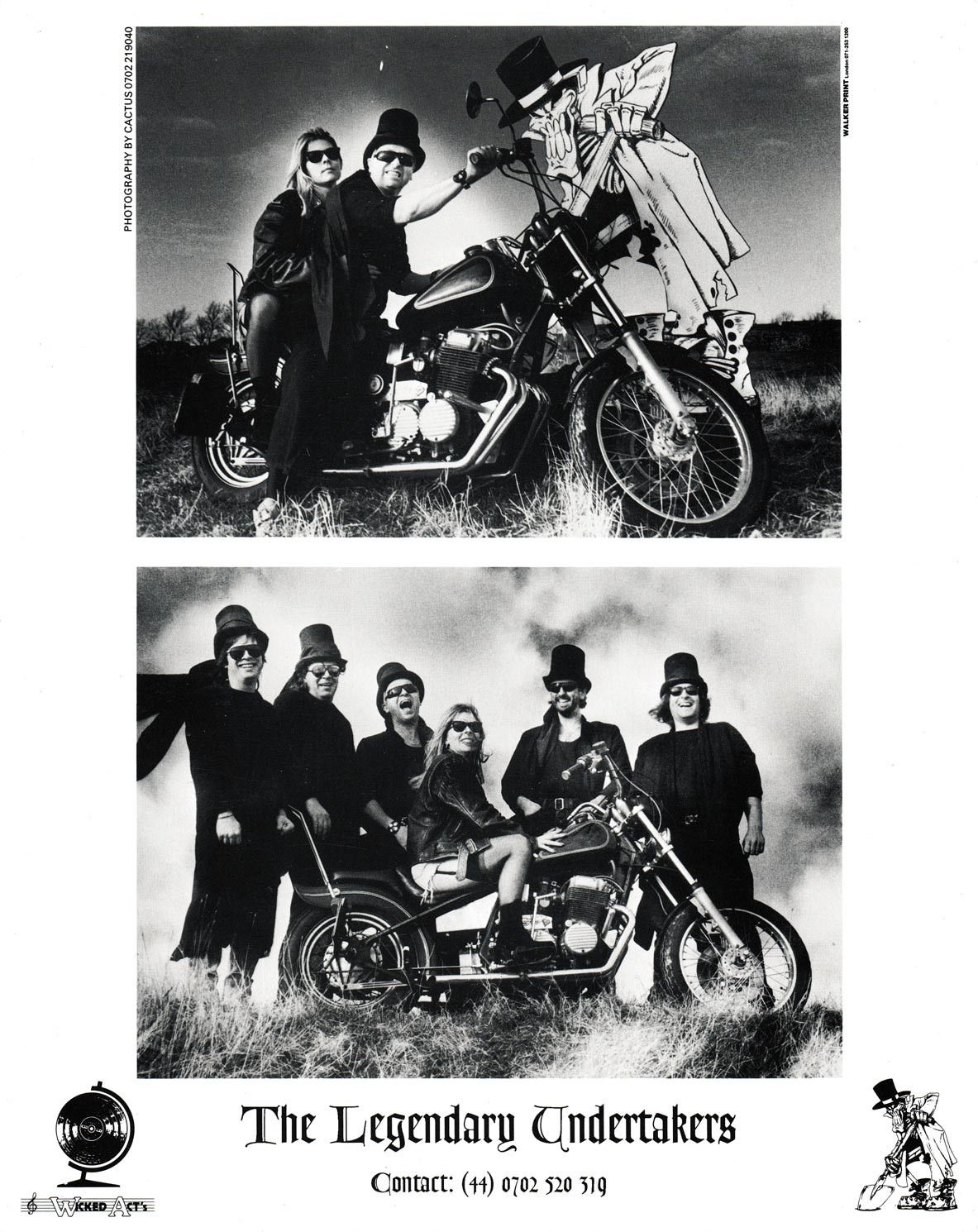 Band Tees Vintage 1993 The Legendary Undertakers (ZZ Top AC/DC) Size US L / EU 52-54 / 3 - 12 Thumbnail