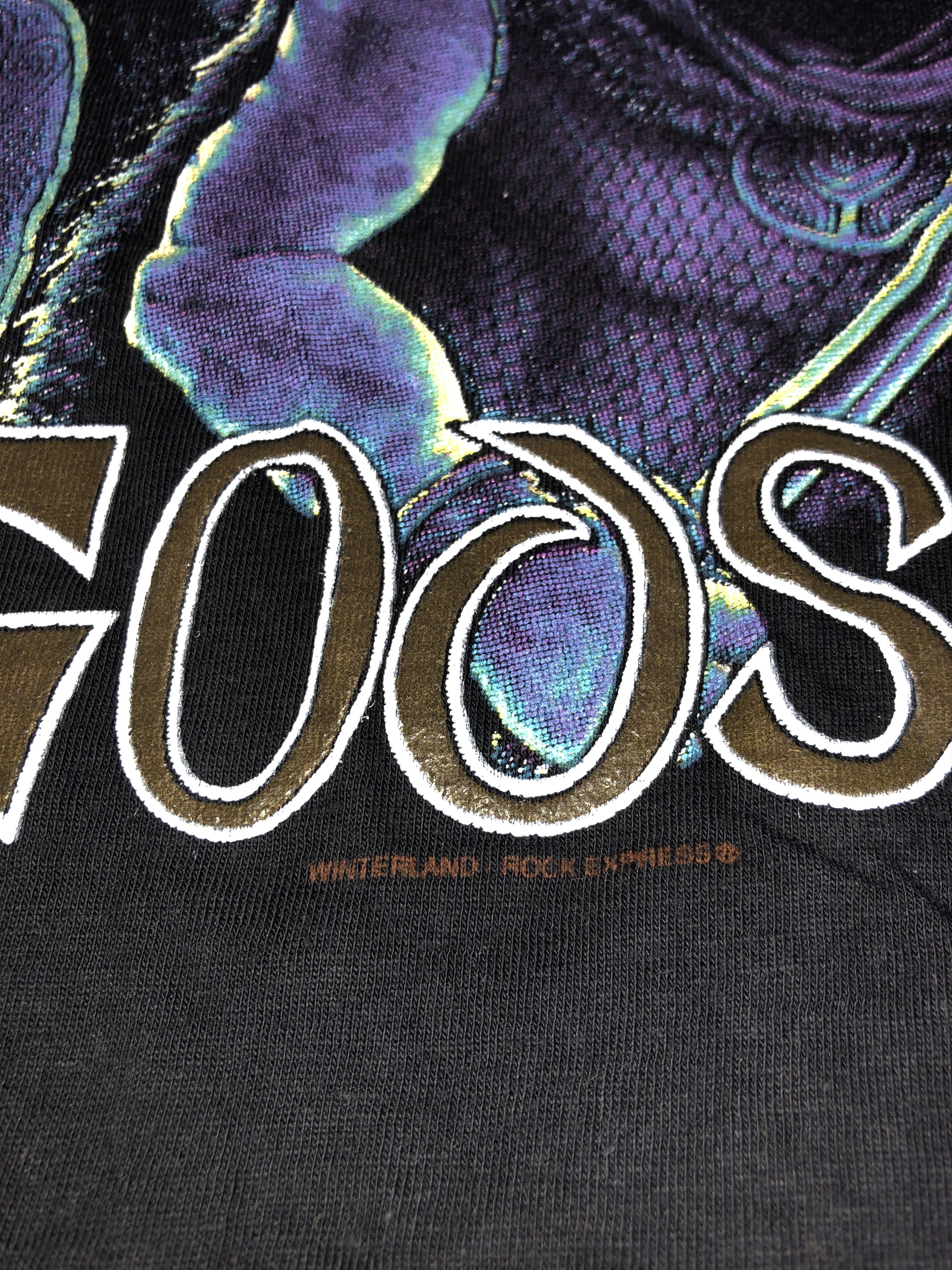 Band Tees Vintage 1990 Led Zeppelin Hammer of the Gods (Guns N' Roses Size US M / EU 48-50 / 2 - 10 Thumbnail