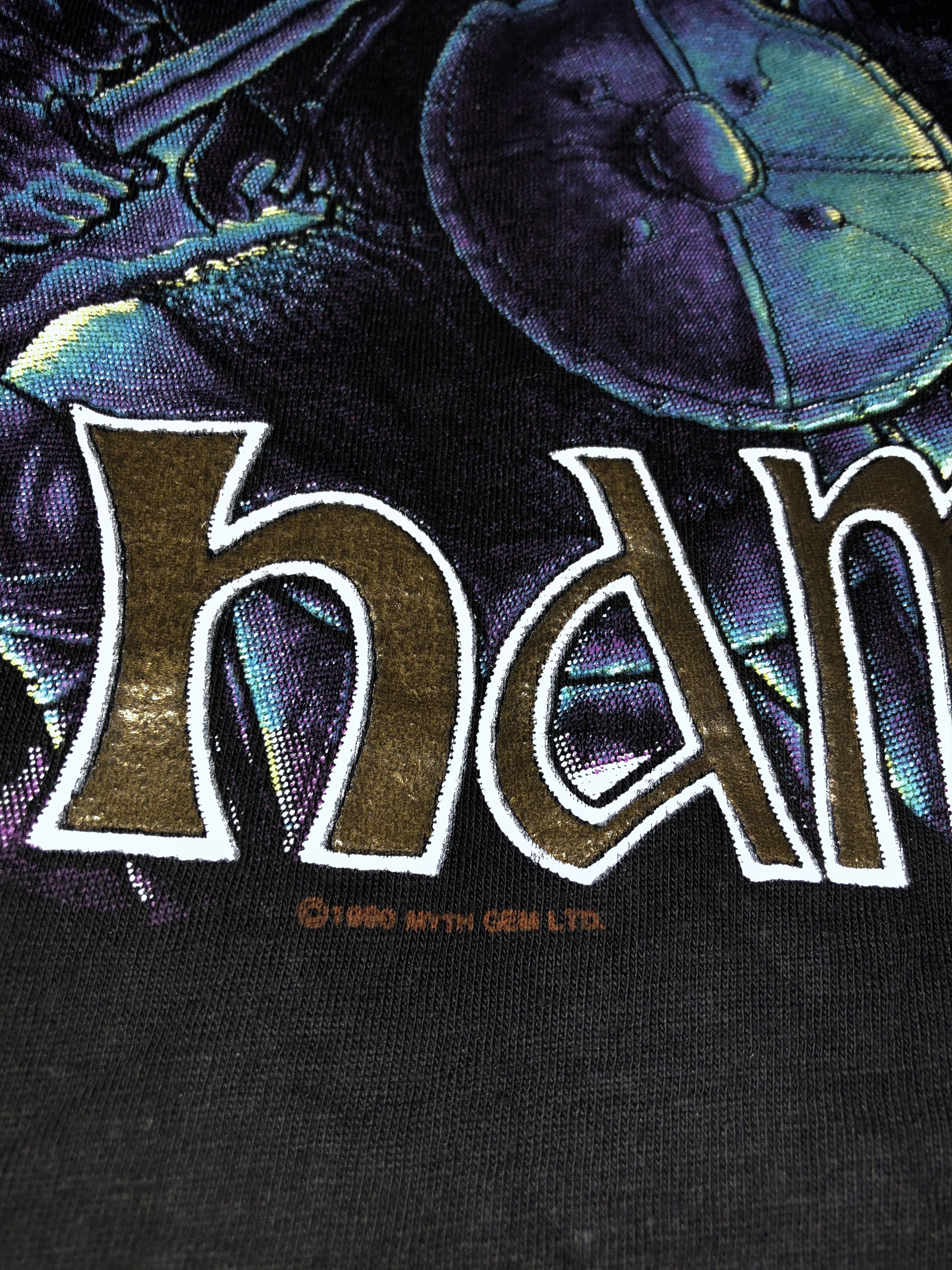 Band Tees Vintage 1990 Led Zeppelin Hammer of the Gods (Guns N' Roses Size US M / EU 48-50 / 2 - 9 Thumbnail