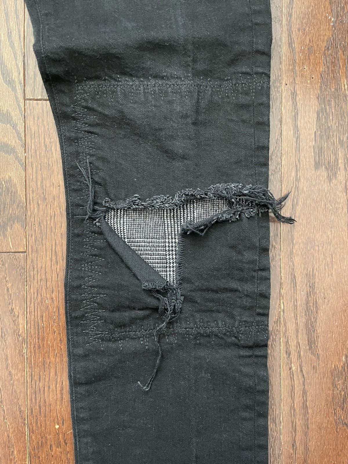 Junya Watanabe × Levi's Junya Watanabe Levi’s Distressed Denim Jeans Black Size US 33 - 5 Thumbnail