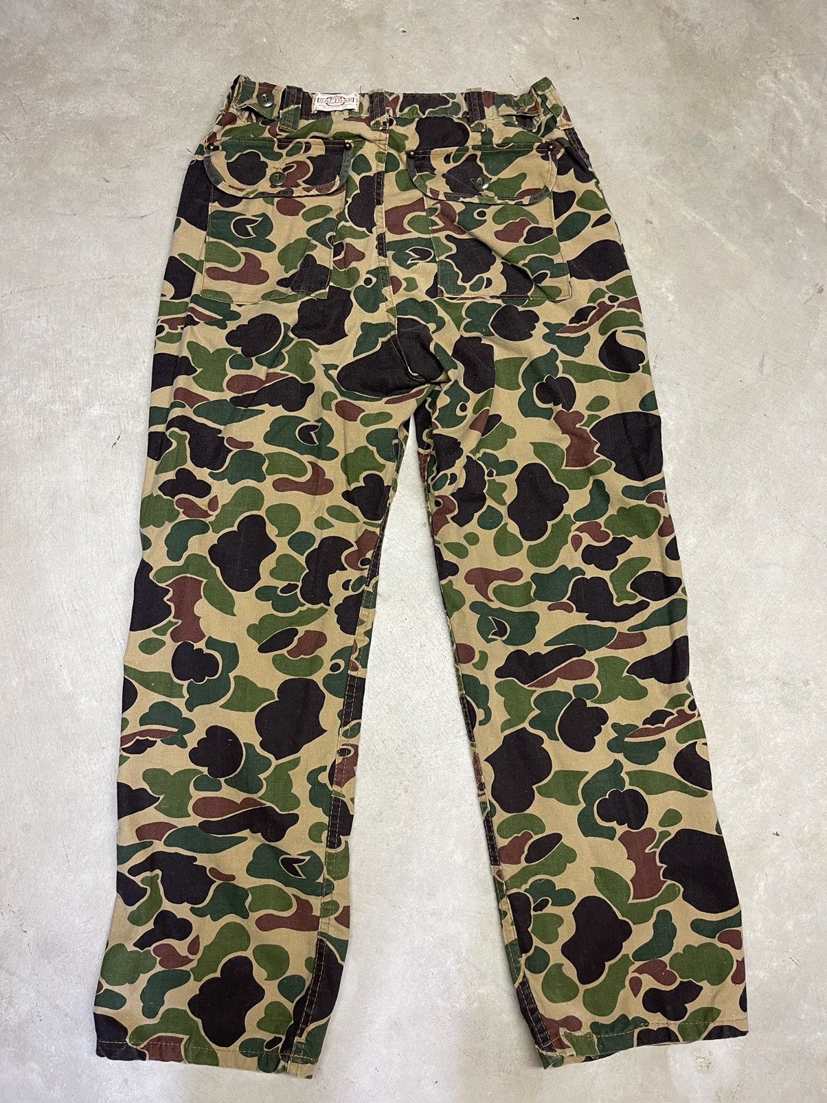 SafTbak × Vintage VTG 60s Saftbak Camo Pants 32 Size US 32 / EU 48 - 2 Thumbnail