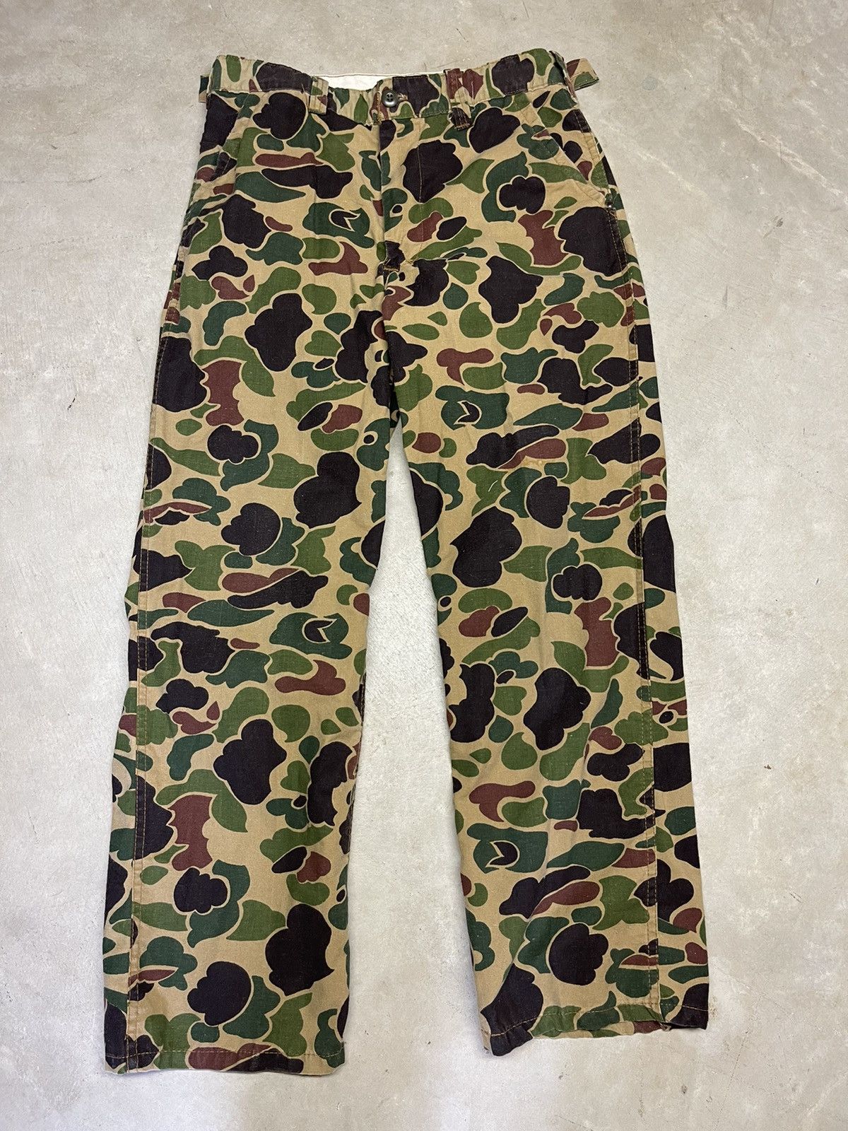 SafTbak × Vintage VTG 60s Saftbak Camo Pants 32 Size US 32 / EU 48 - 1 Thumbnail