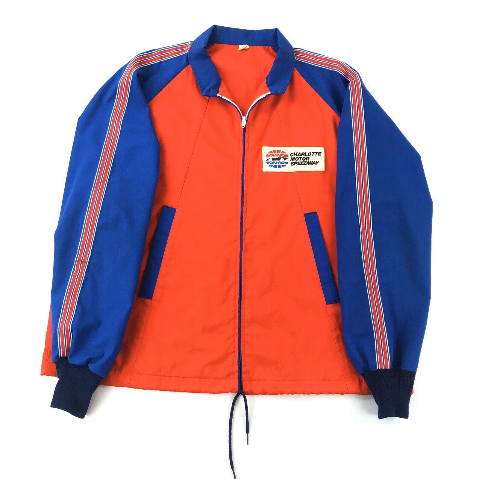 Vintage Vintage 70s Racing Jacket Charlotte Motor Speedway XL Thin Full ...