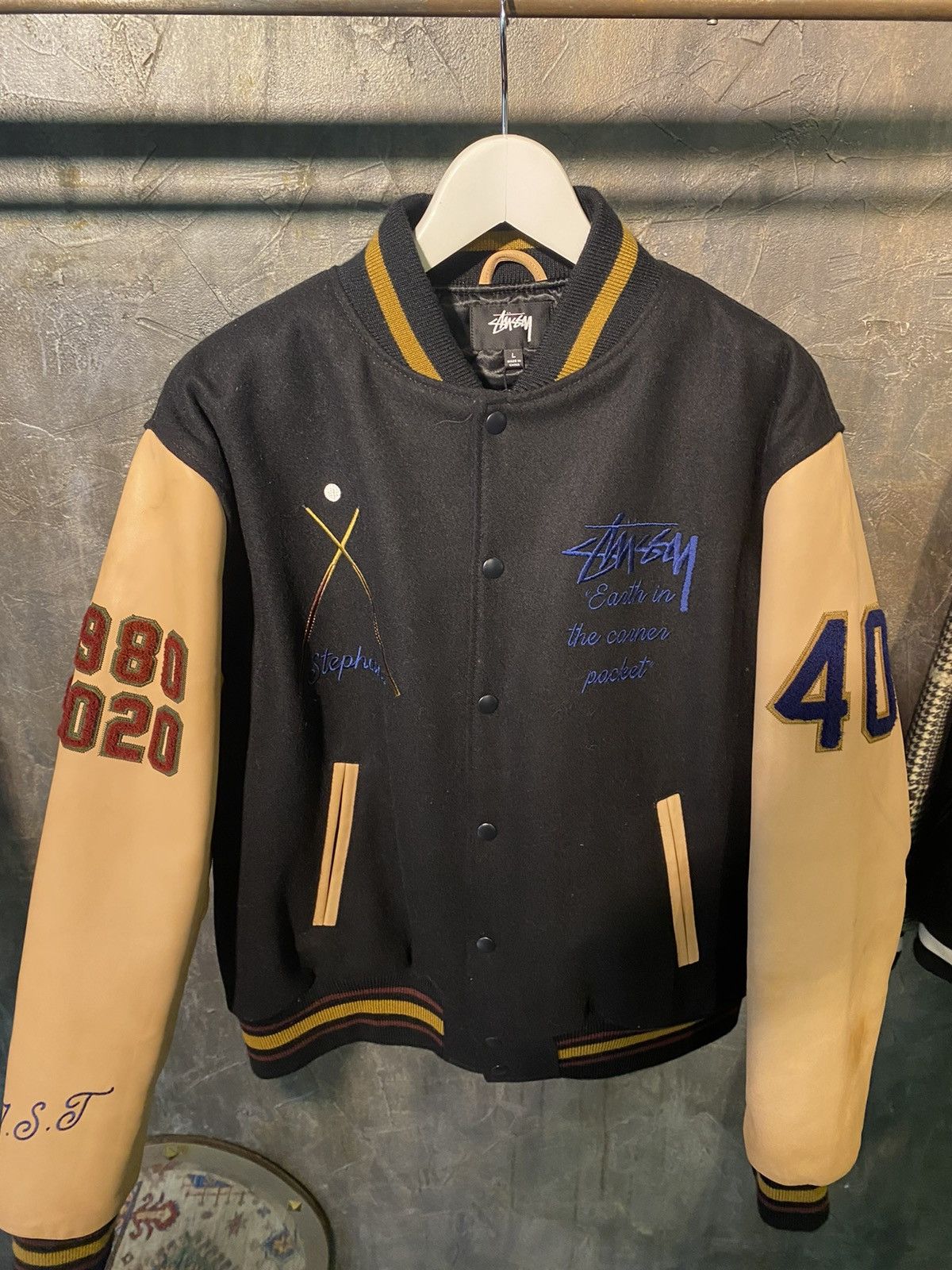 Stussy Stussy 40th anniversary IST varsity Jacket F&F Ashpool ...