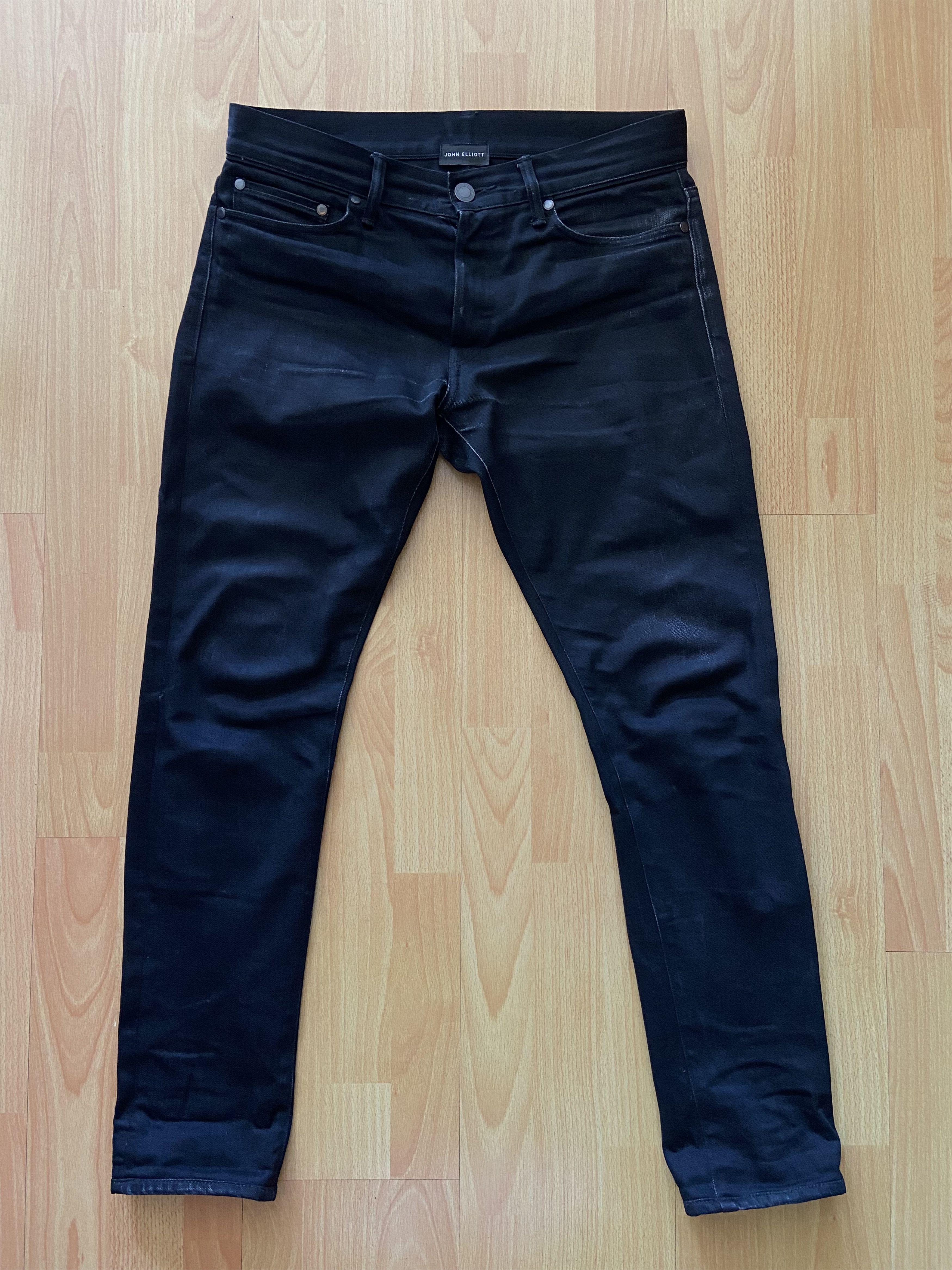 John Elliott John Elliott The Cast 2 Jeans Obsidian Black Size US 30 / EU 46 - 2 Thumbnail