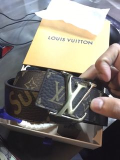 Supreme Louis Vuitton Belt Brown
