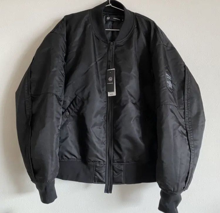 Undercover Undercover Bomber Jacket MA-1 Black for GU | Grailed