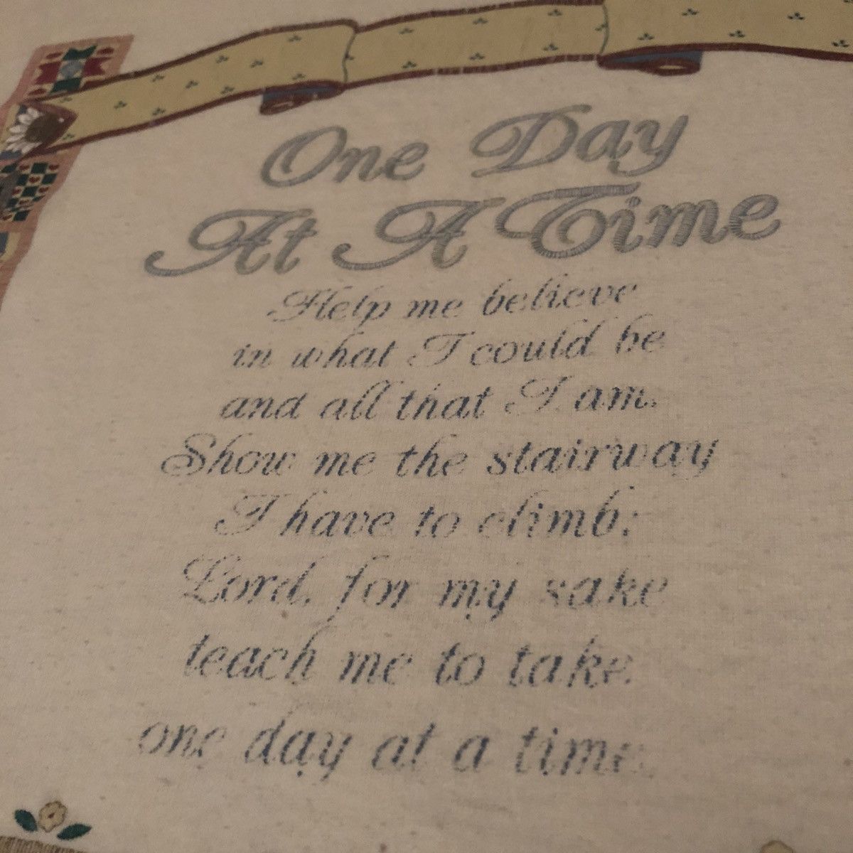 Vintage Vintage 90s Jesus Christ One Day At A Time Bible Logo Tee Size US XXL / EU 58 / 5 - 4 Thumbnail