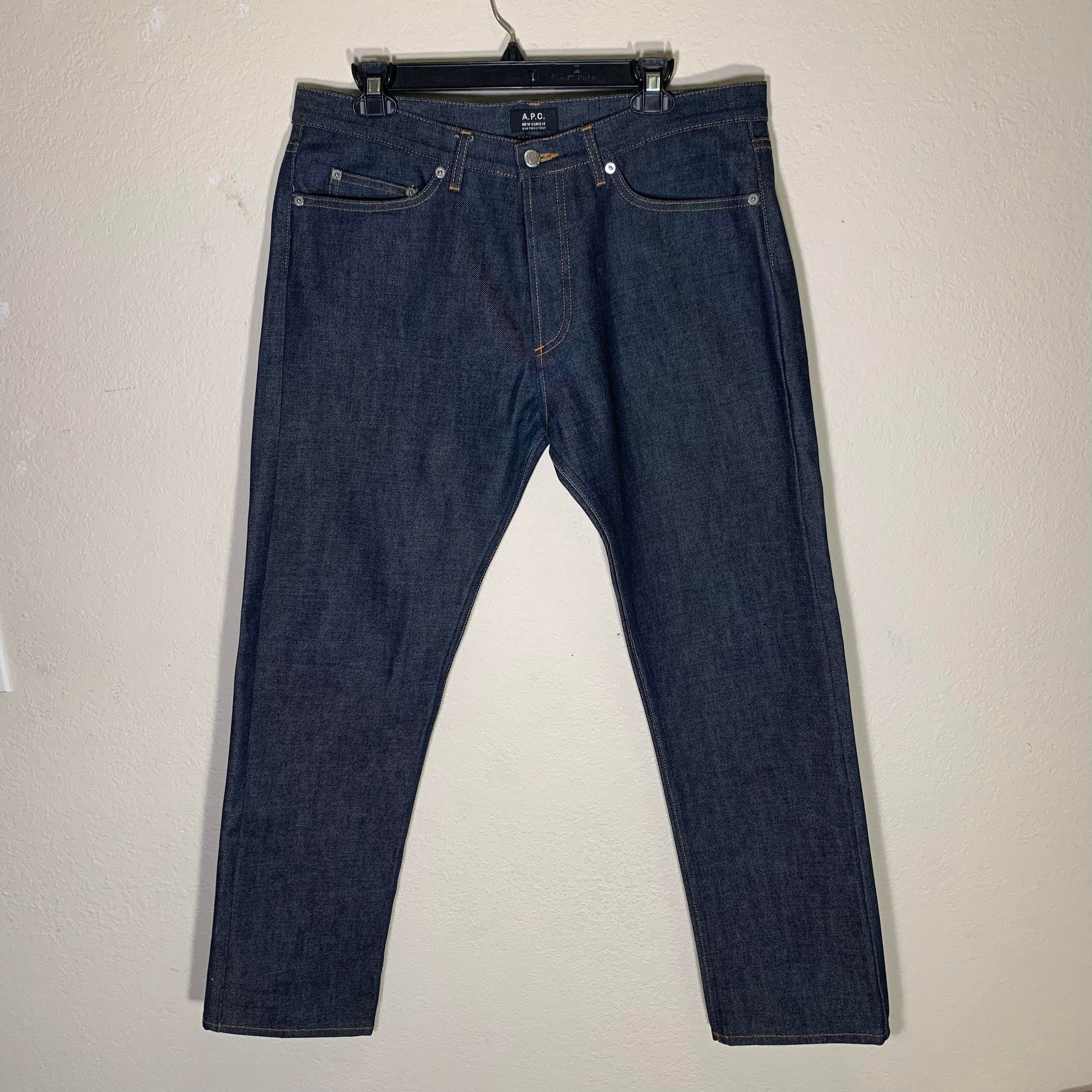 A.P.C. APC "New Cure H Jean Tres Etroit" Rigid Raw Jeans Grailed