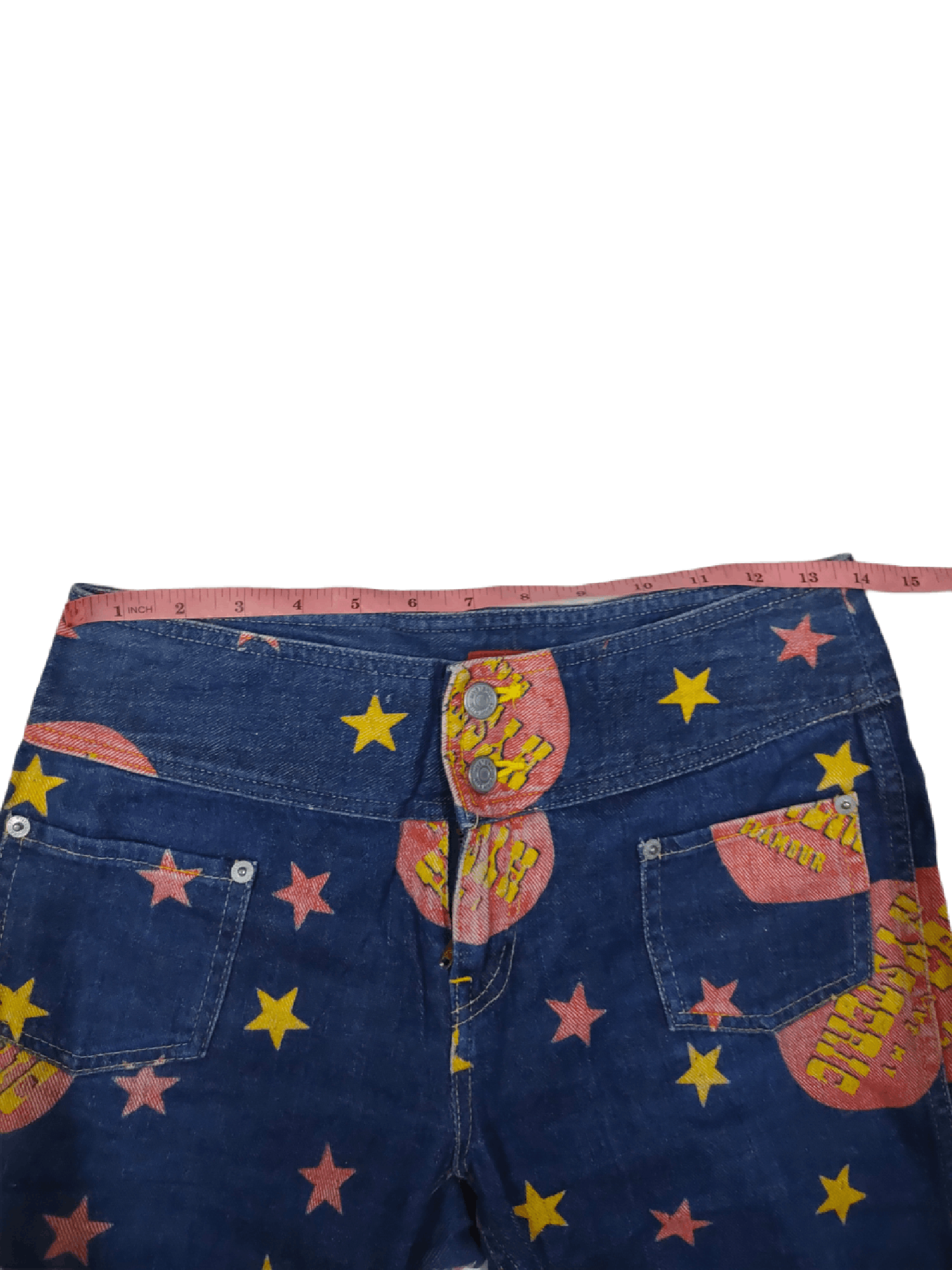 Hysteric Glamour 🔥HYSTERIC GLAMOUR FULLPRINTS BLUE DENIM'S Size US 28 / EU 44 - 5 Thumbnail