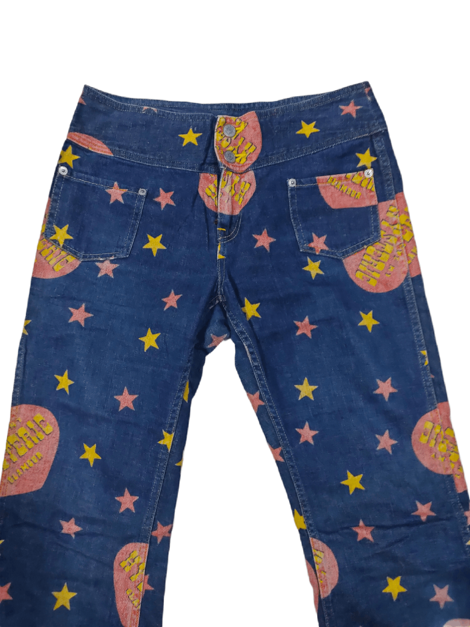 Hysteric Glamour 🔥HYSTERIC GLAMOUR FULLPRINTS BLUE DENIM'S Size US 28 / EU 44 - 2 Thumbnail