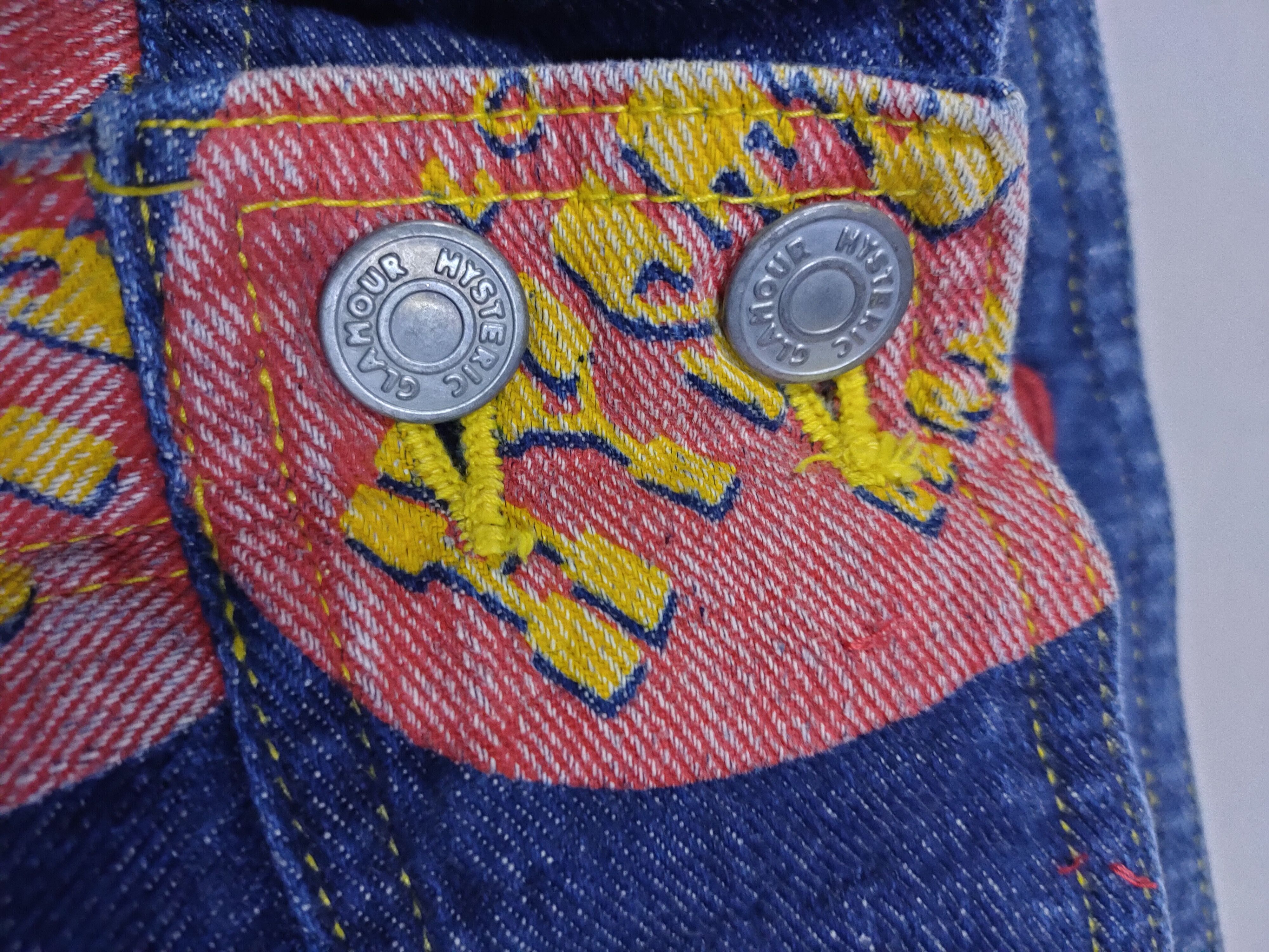 Hysteric Glamour 🔥HYSTERIC GLAMOUR FULLPRINTS BLUE DENIM'S Size US 28 / EU 44 - 11 Thumbnail