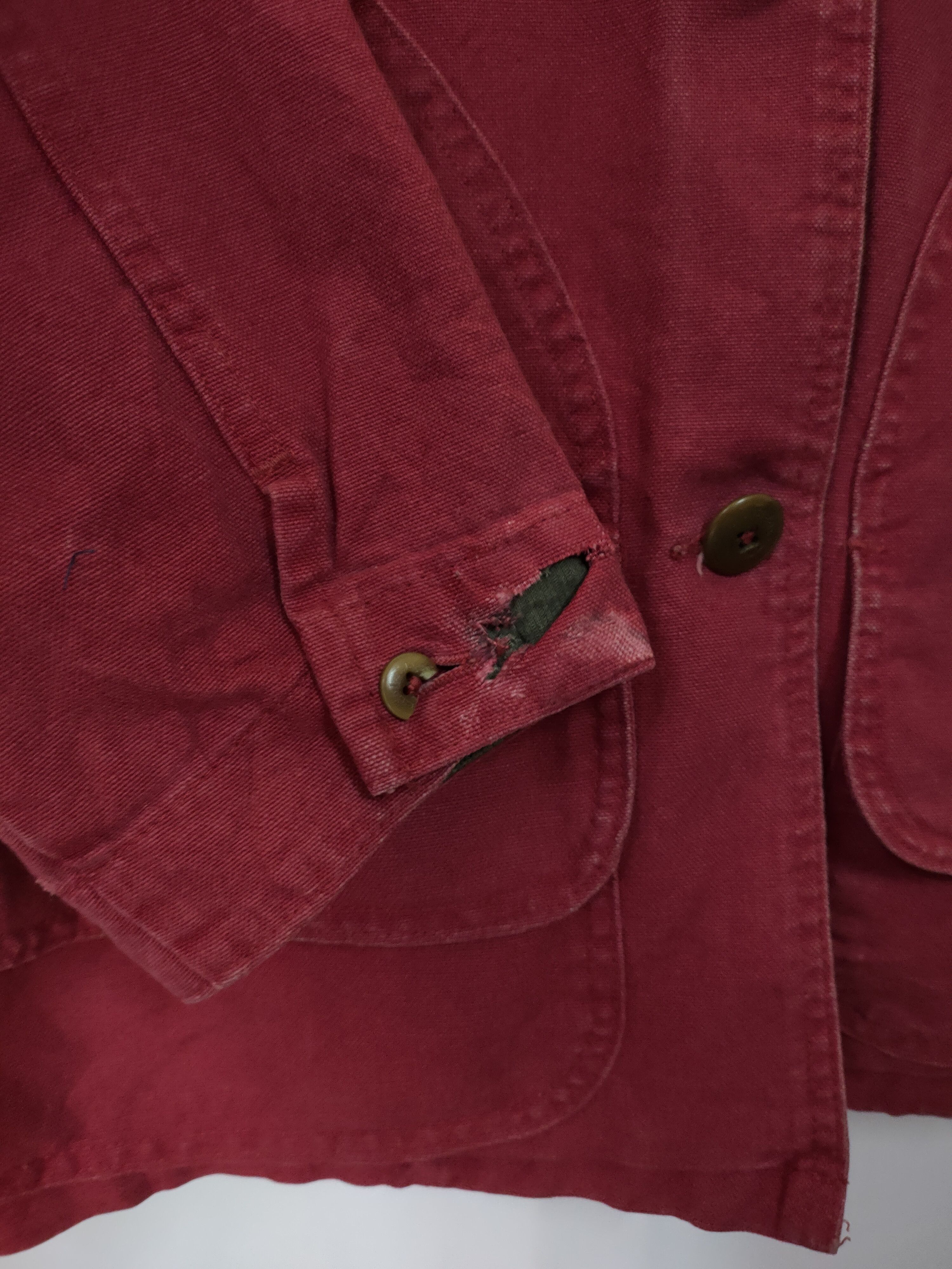 L.L. Bean × Vintage VTG L.L BEAN RED CHERRY CHORE JACKETS Size US M / EU 48-50 / 2 - 8 Thumbnail