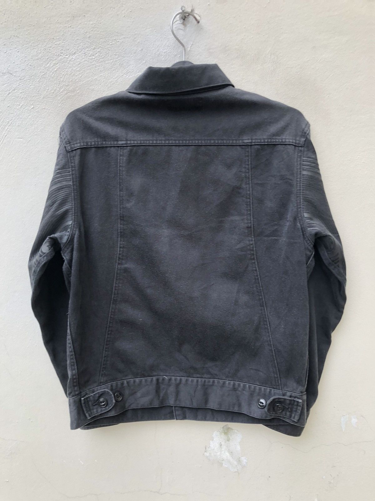 The Viridi-anne 90s Peacemaker Japan Ethnic Tribe Faded Black Trucker Jacket Size US L / EU 52-54 / 3 - 15 Thumbnail