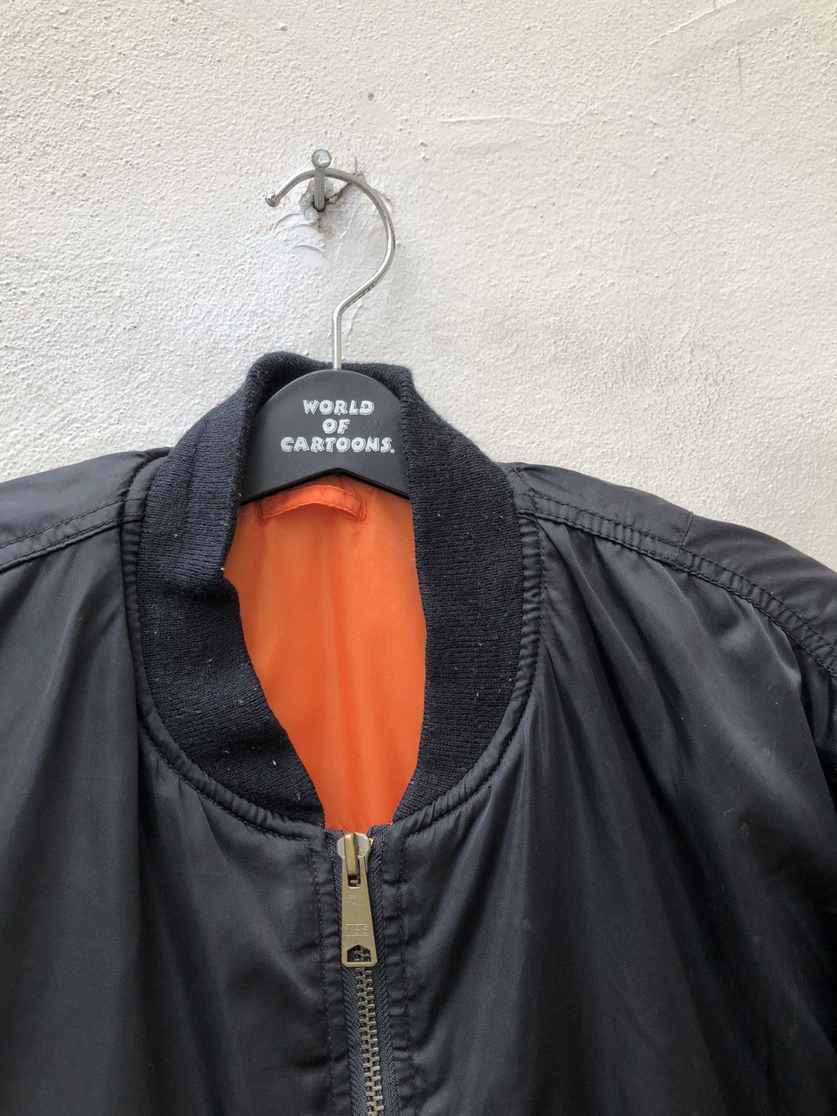 Uniqlo × Vintage Vintage 90s Uniqlo Painter Black MA-1 Bomber Jacket Size US M / EU 48-50 / 2 - 17 Thumbnail