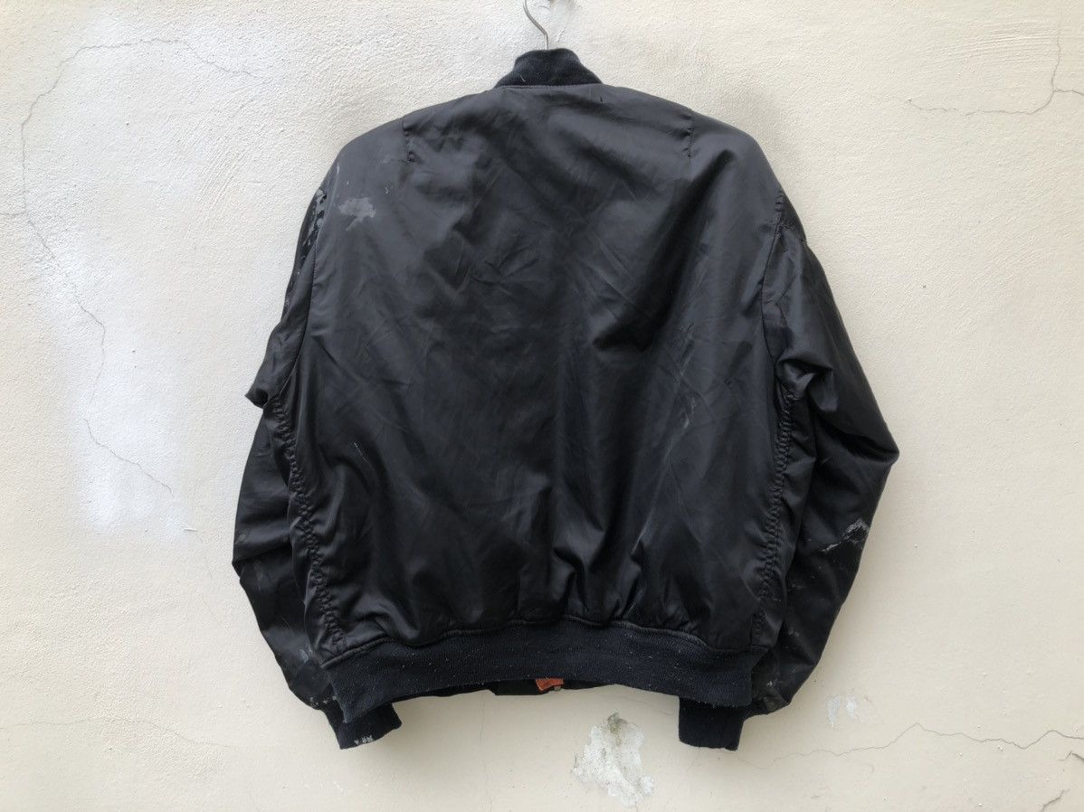 Uniqlo × Vintage Vintage 90s Uniqlo Painter Black MA-1 Bomber Jacket Size US M / EU 48-50 / 2 - 10 Thumbnail