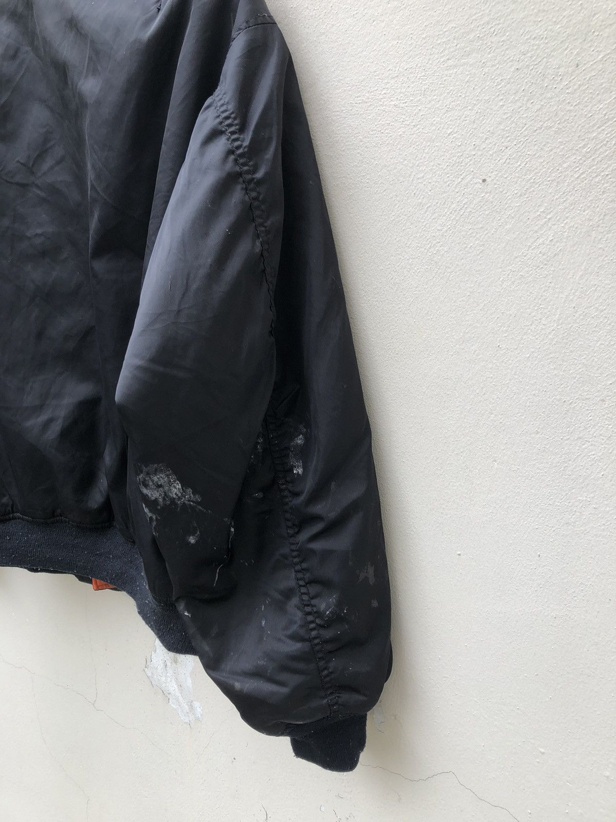 Uniqlo × Vintage Vintage 90s Uniqlo Painter Black MA-1 Bomber Jacket Size US M / EU 48-50 / 2 - 16 Thumbnail