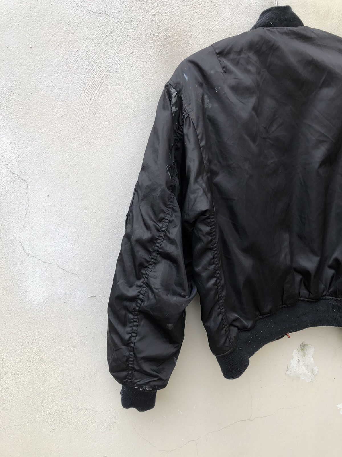 Uniqlo × Vintage Vintage 90s Uniqlo Painter Black MA-1 Bomber Jacket Size US M / EU 48-50 / 2 - 11 Thumbnail