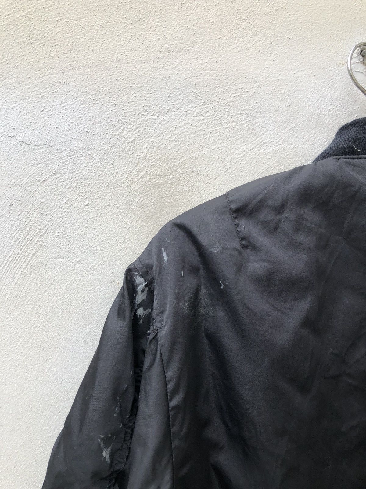 Uniqlo × Vintage Vintage 90s Uniqlo Painter Black MA-1 Bomber Jacket Size US M / EU 48-50 / 2 - 13 Thumbnail