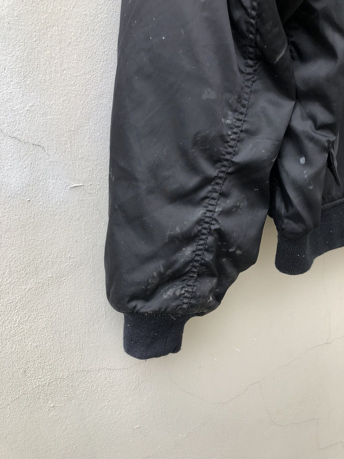 Uniqlo × Vintage Vintage 90s Uniqlo Painter Black MA-1 Bomber Jacket Size US M / EU 48-50 / 2 - 9 Thumbnail