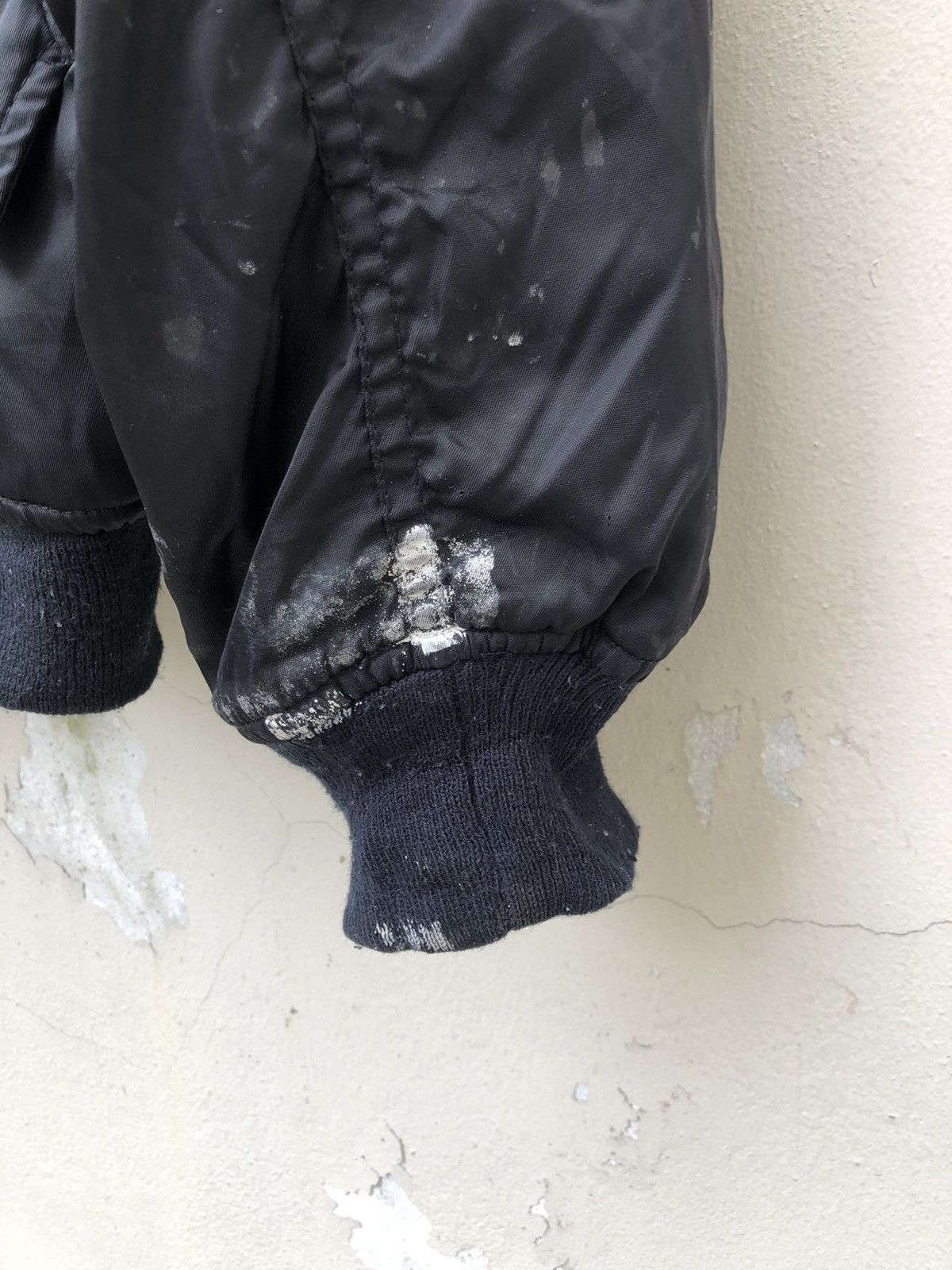 Uniqlo × Vintage Vintage 90s Uniqlo Painter Black MA-1 Bomber Jacket Size US M / EU 48-50 / 2 - 8 Thumbnail