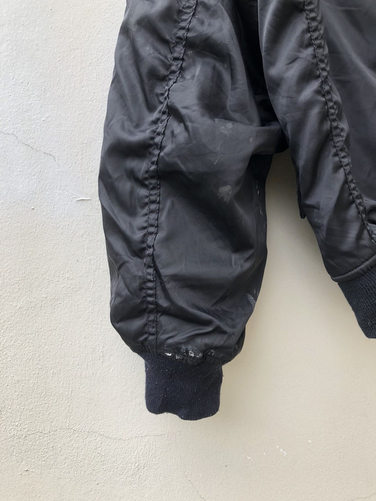 Uniqlo × Vintage Vintage 90s Uniqlo Painter Black MA-1 Bomber Jacket Size US M / EU 48-50 / 2 - 12 Thumbnail