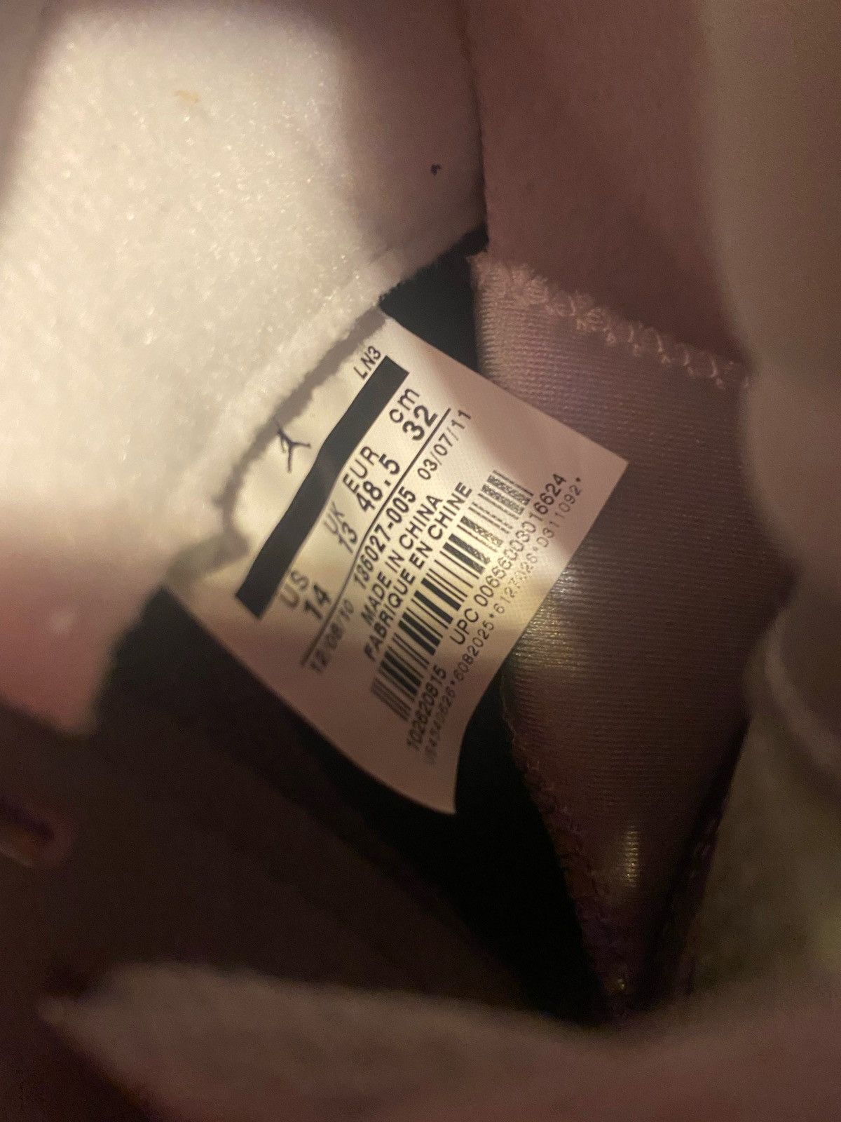 Jordan Brand Air Jordan 5 Retro Wolf Grey 2011 Size US 14 / EU 47 - 5 Thumbnail