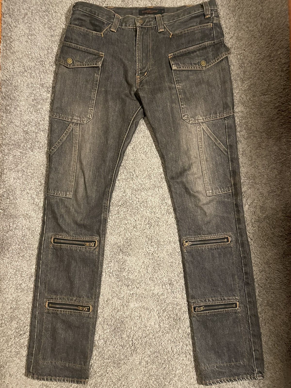 Undercover UNDERCOVER BLACK CARGO DENIM AW03 PAPERDOLL | Grailed