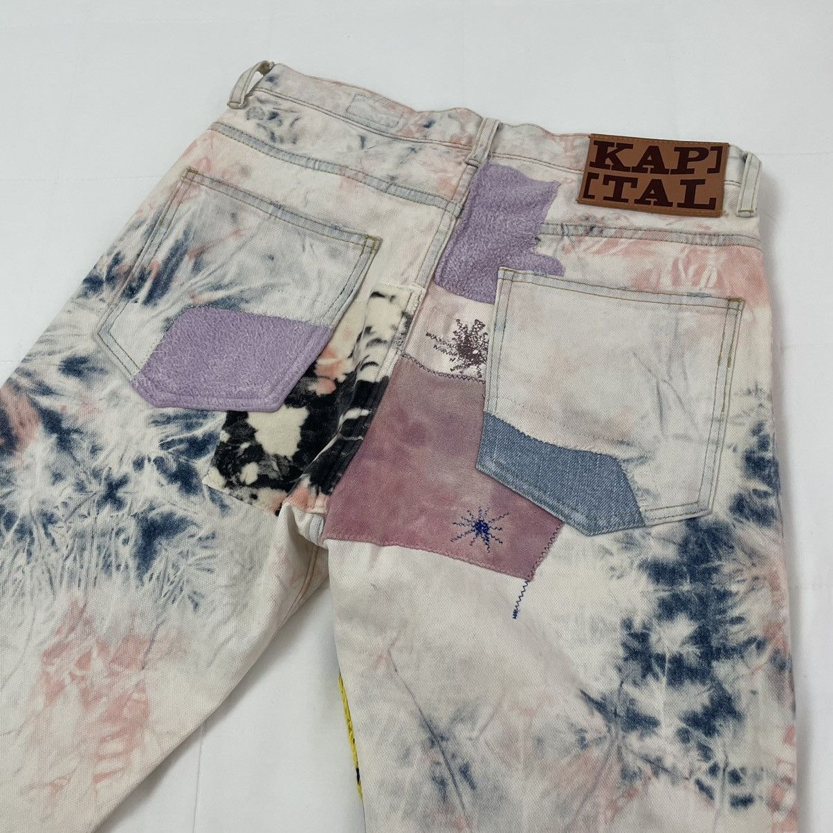 Kapital Kountry Kapital kountry tie dye denim embroidered jeans Size US 32 / EU 48 - 4 Thumbnail