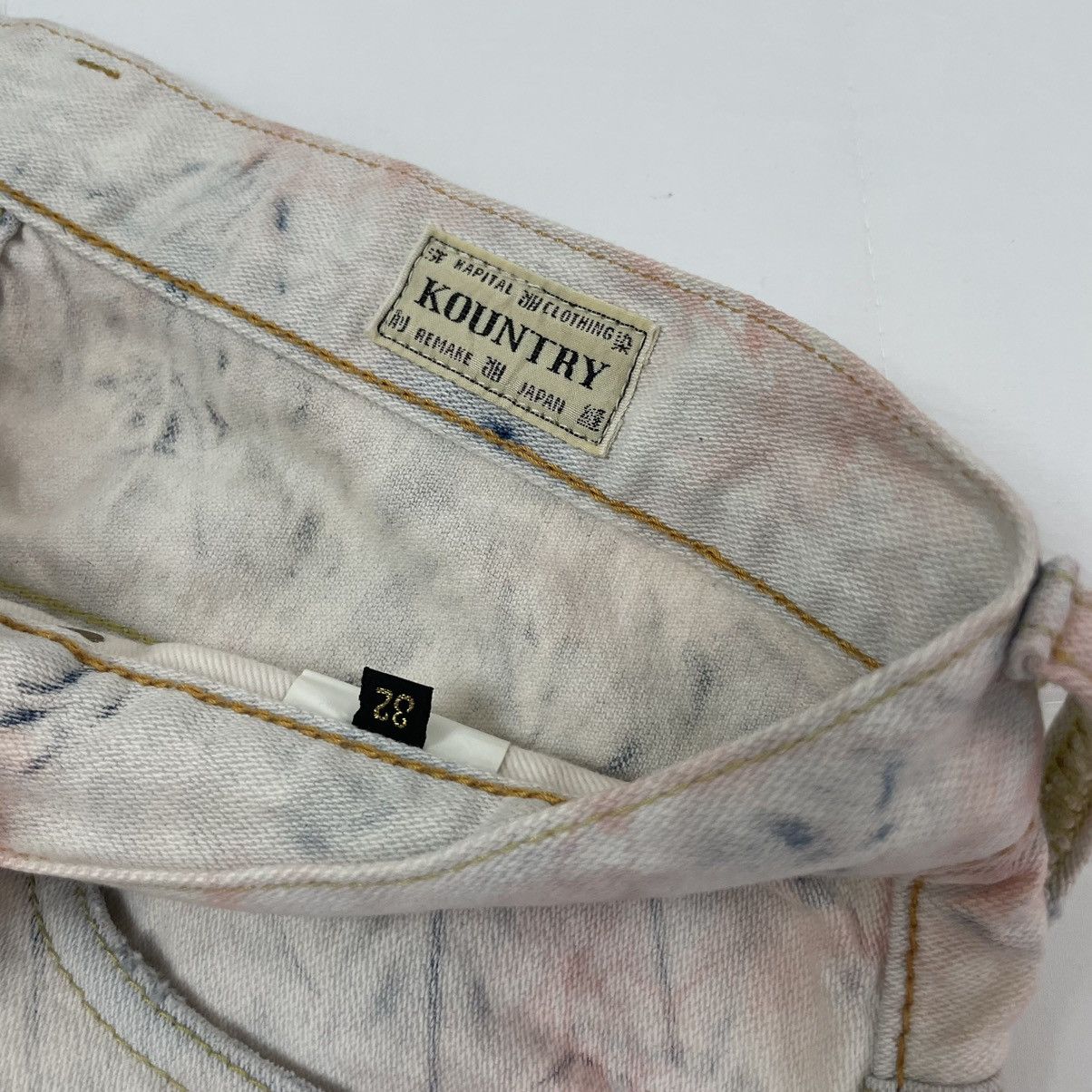 Kapital Kountry Kapital kountry tie dye denim embroidered jeans Size US 32 / EU 48 - 2 Thumbnail