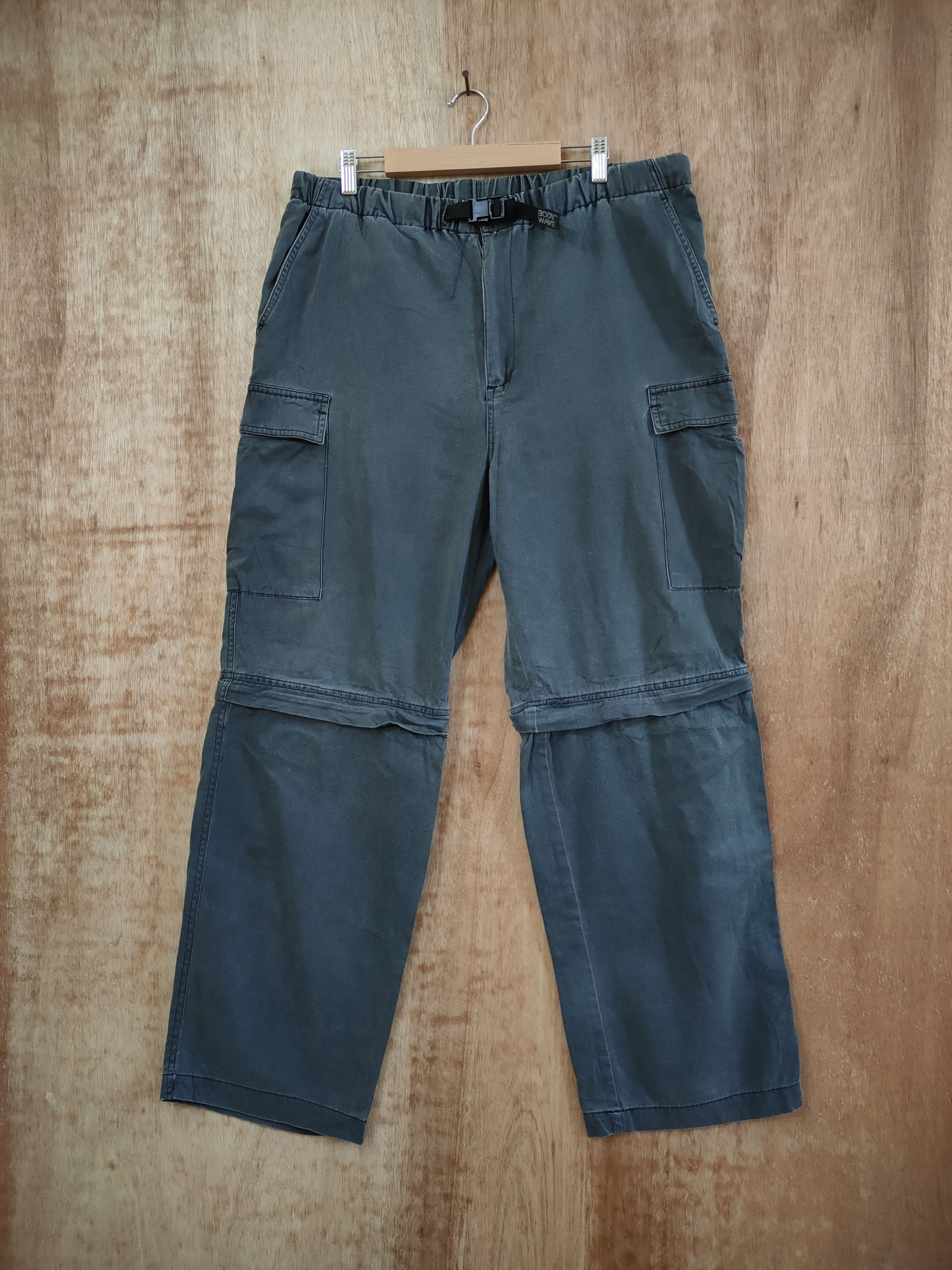 Japanese Brand × Vintage VINTAGE BODY WAVE WORKWEAR CARGO PANTS Size US 34 / EU 50 - 2 Thumbnail