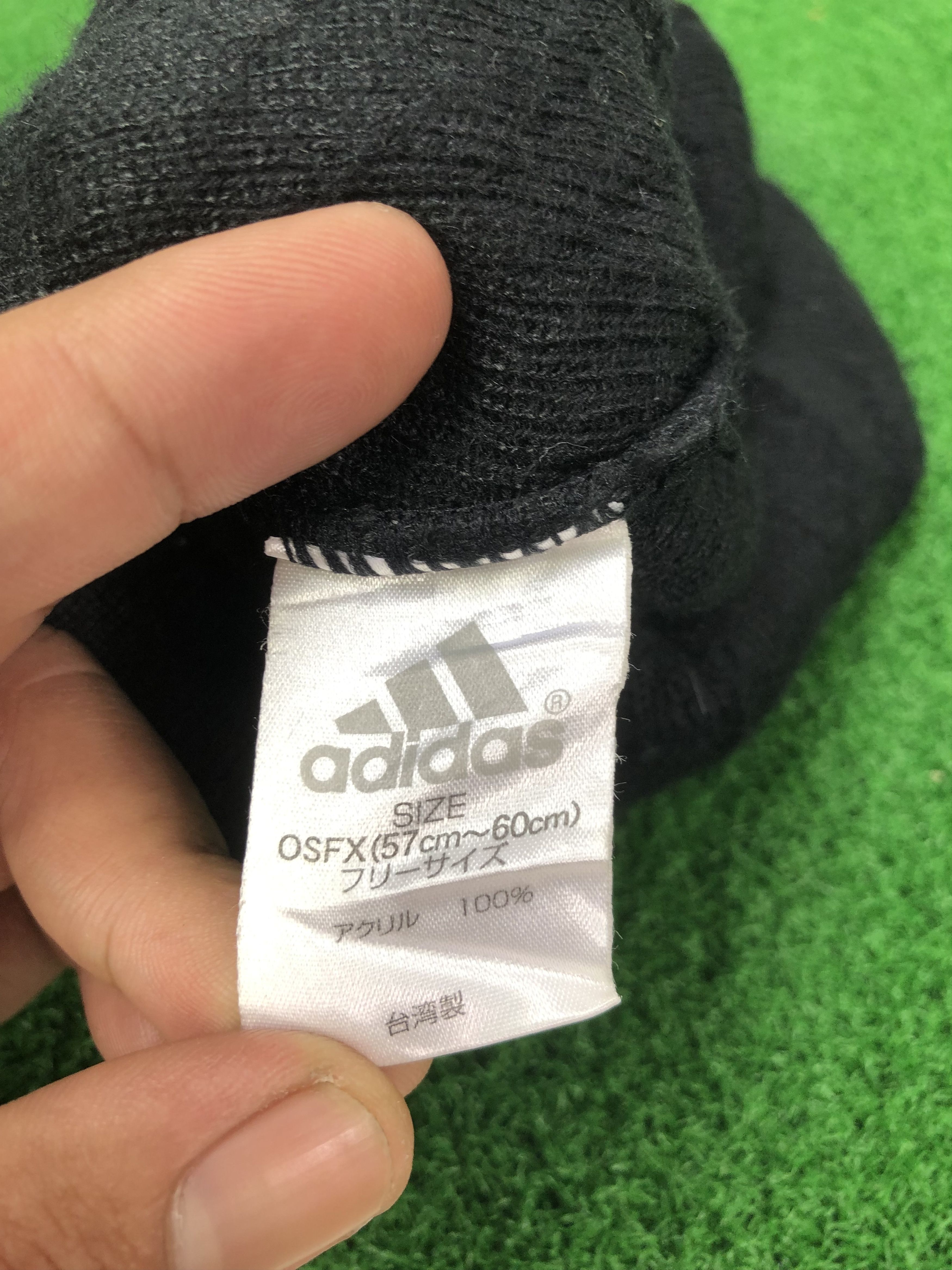 Adidas Adidas Black Beanie Hat Size ONE SIZE - 5 Thumbnail