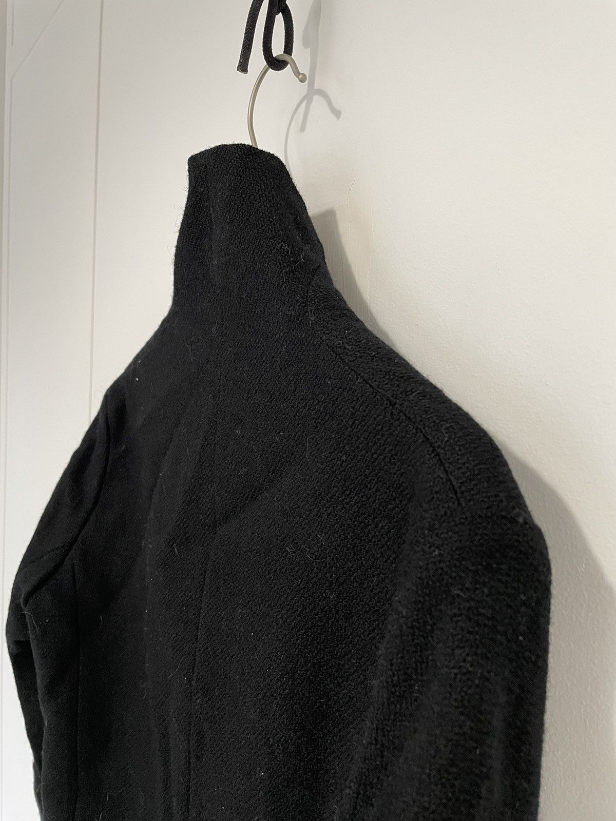 Ma+ VICUNA WOOL BASKETWEAVE HIGH NECK LONG COAT Size US M / EU 48-50 / 2 - 13 Thumbnail