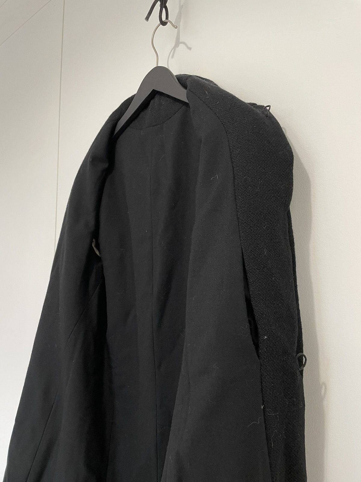 Ma+ VICUNA WOOL BASKETWEAVE HIGH NECK LONG COAT Size US M / EU 48-50 / 2 - 10 Thumbnail