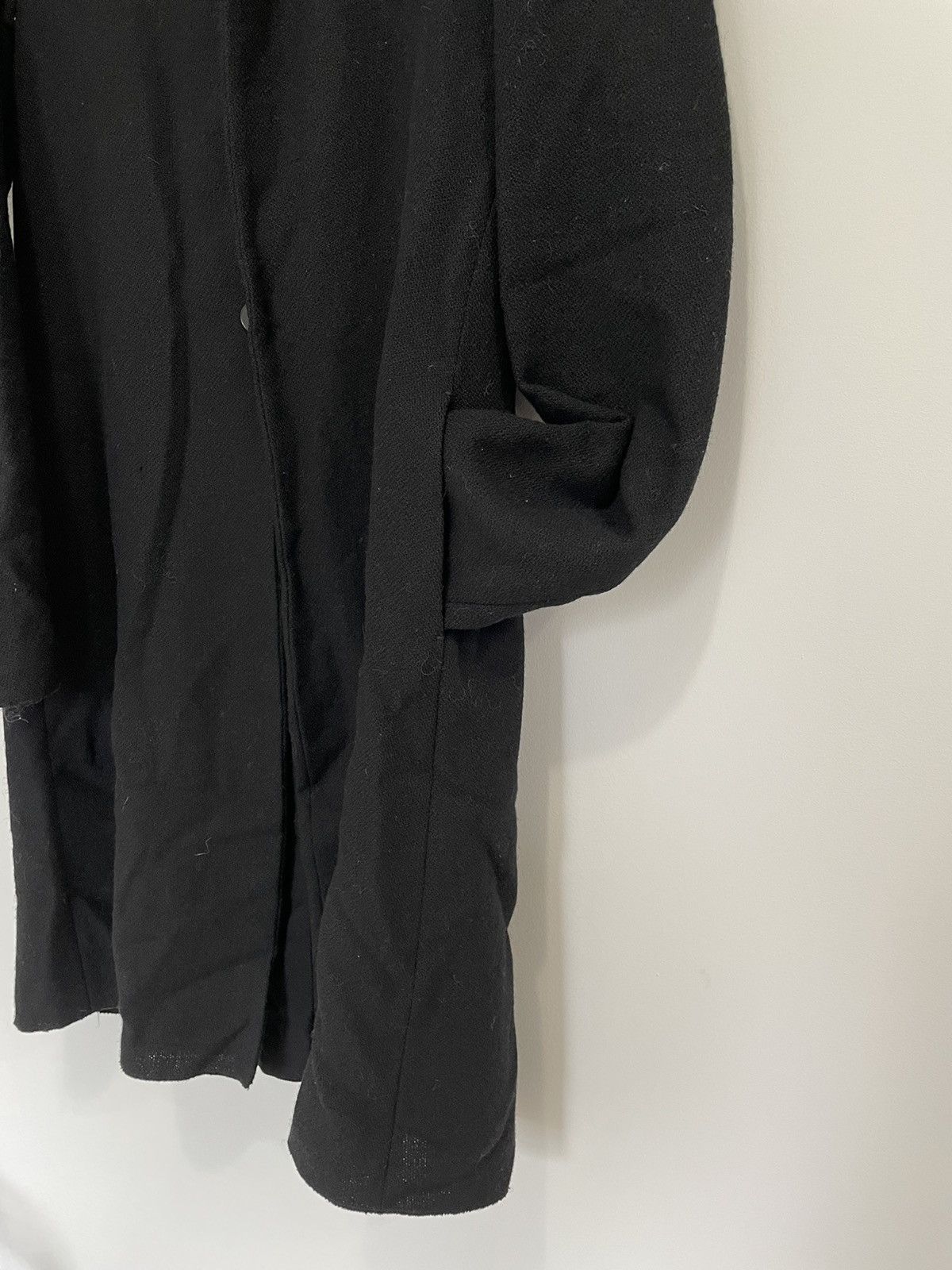 Ma+ VICUNA WOOL BASKETWEAVE HIGH NECK LONG COAT Size US M / EU 48-50 / 2 - 8 Thumbnail