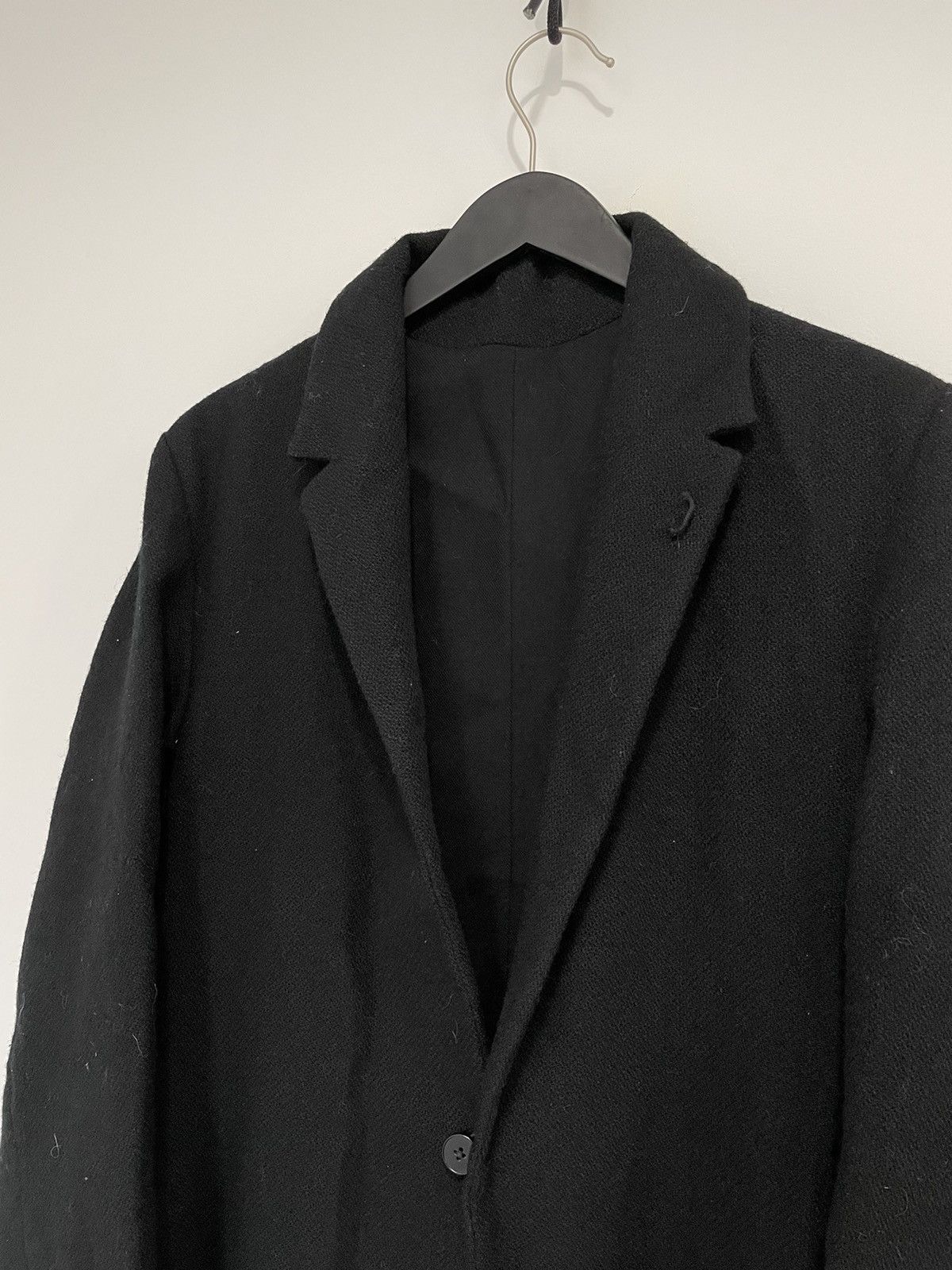 Ma+ VICUNA WOOL BASKETWEAVE HIGH NECK LONG COAT Size US M / EU 48-50 / 2 - 3 Thumbnail