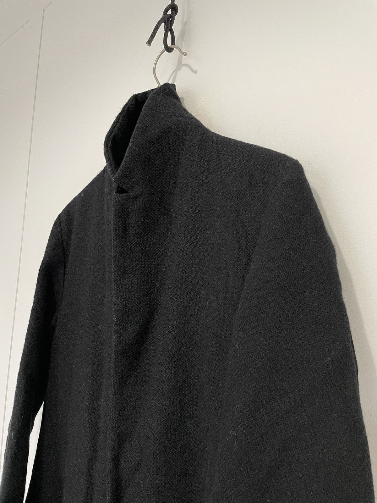Ma+ VICUNA WOOL BASKETWEAVE HIGH NECK LONG COAT Size US M / EU 48-50 / 2 - 5 Thumbnail