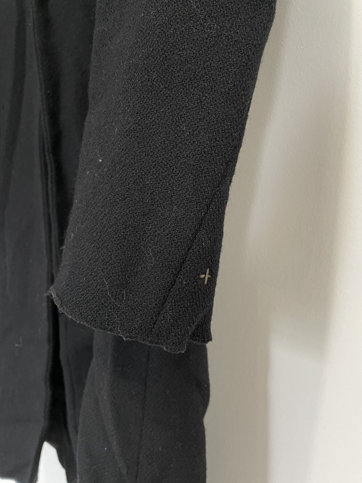 Ma+ VICUNA WOOL BASKETWEAVE HIGH NECK LONG COAT Size US M / EU 48-50 / 2 - 6 Thumbnail
