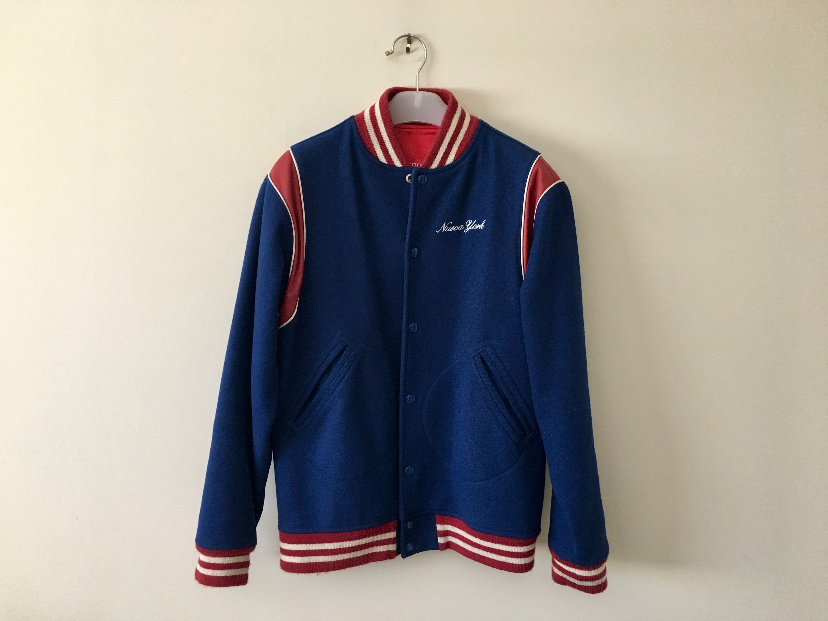 Supreme Nueva York Varsity jacket | Grailed