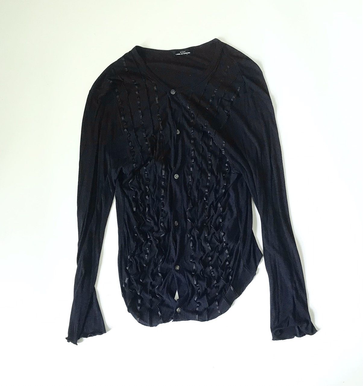 FINAL DROP* Vintage tricot cdg AD1992 rayon cardigan