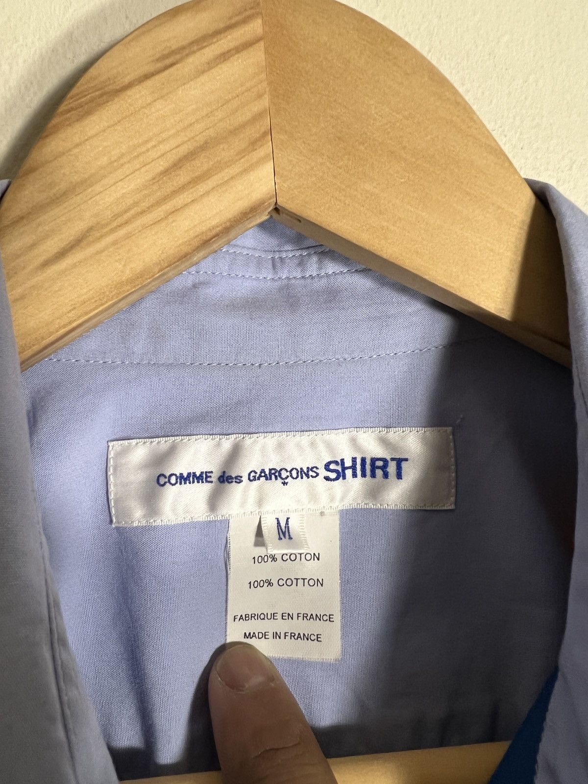 Comme des Garcons SHIRT Comme Des Garcons Shirt Button Up Sewn Rare Size M Size US M / EU 48-50 / 2 - 3 Thumbnail