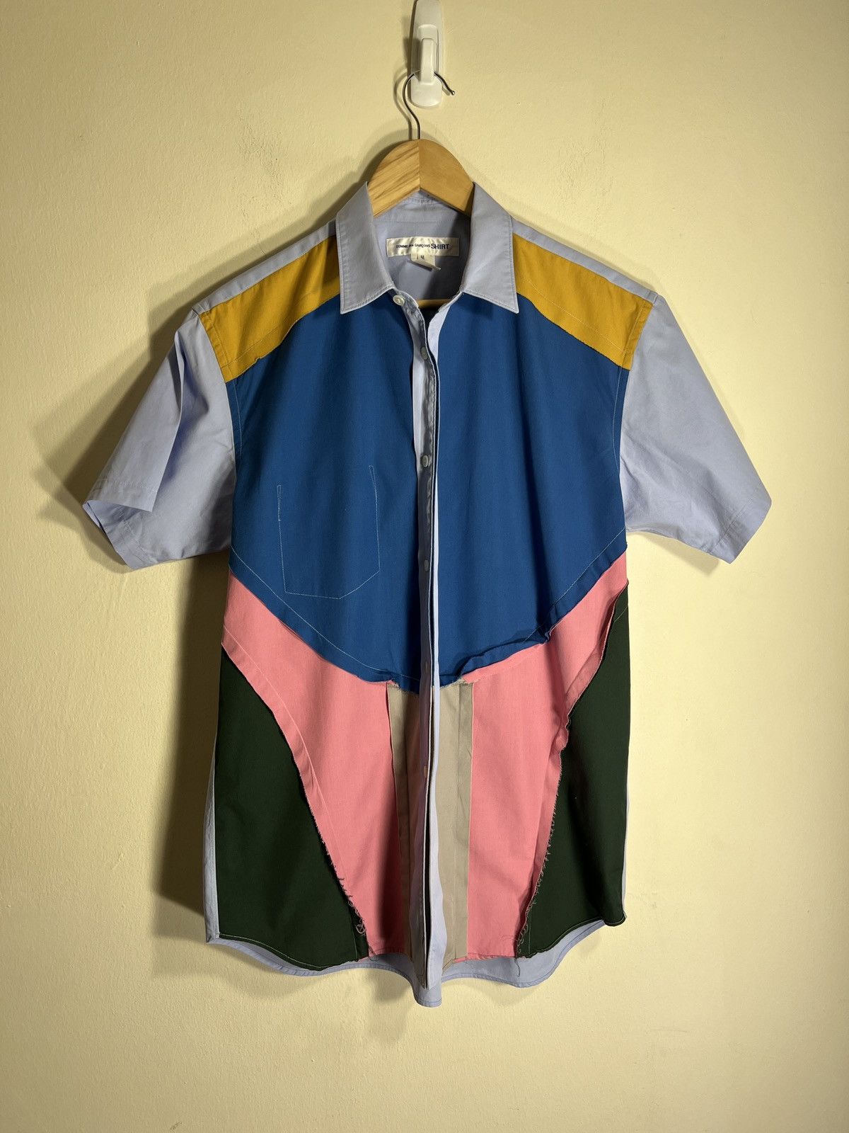 Comme des Garcons SHIRT Comme Des Garcons Shirt Button Up Sewn Rare Size M Size US M / EU 48-50 / 2 - 1 Thumbnail