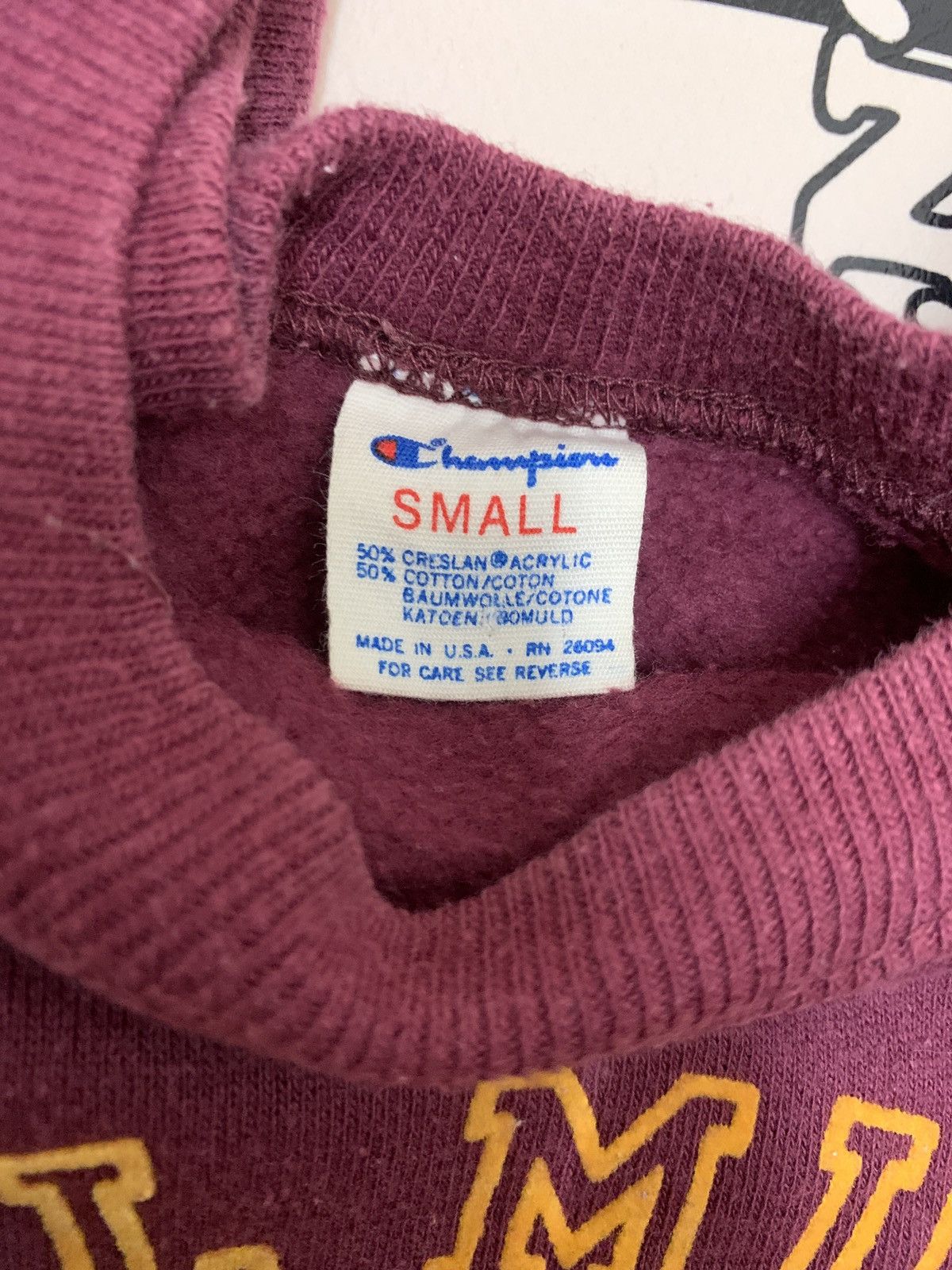Champion Vintage Champian central michigan university sweater Size US S / EU 44-46 / 1 - 3 Thumbnail