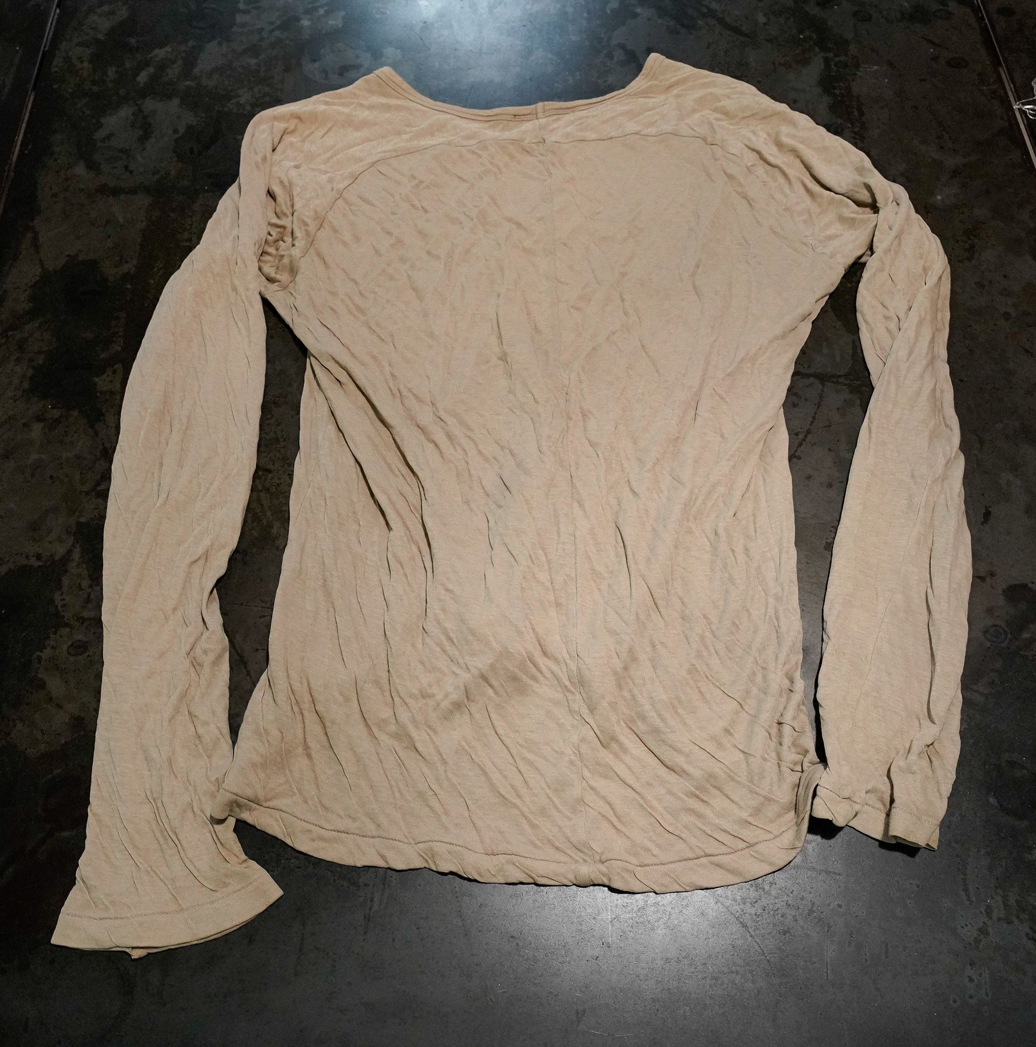 The Viridi-anne The Viridi-anne Long Sleeve Cotton/Silk T-Shirt 