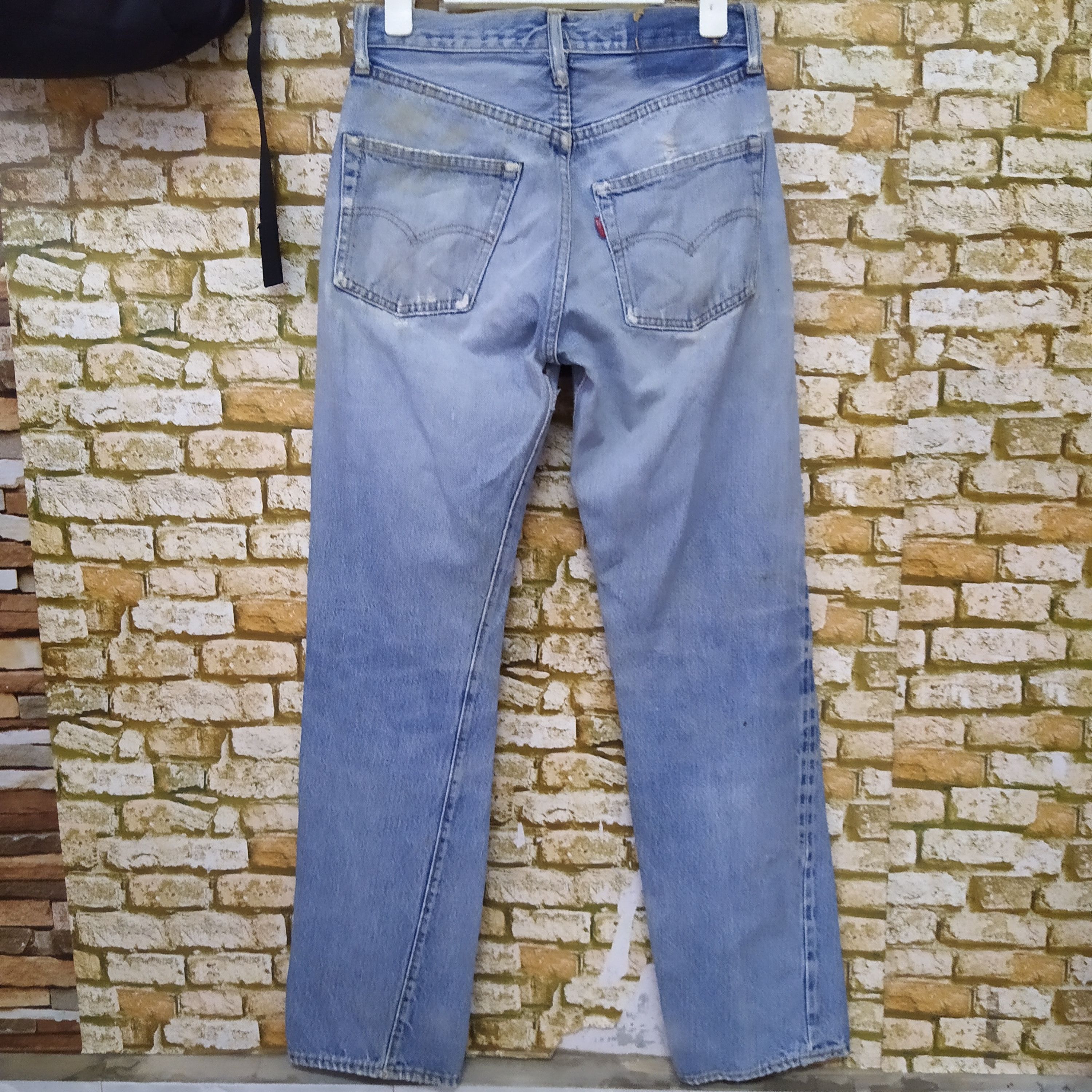 Levi's × Vintage 80s LEVIS 501 SELVEDGE USA DENIM #6 COBAIN (D406) Size US 27 - 8 Thumbnail