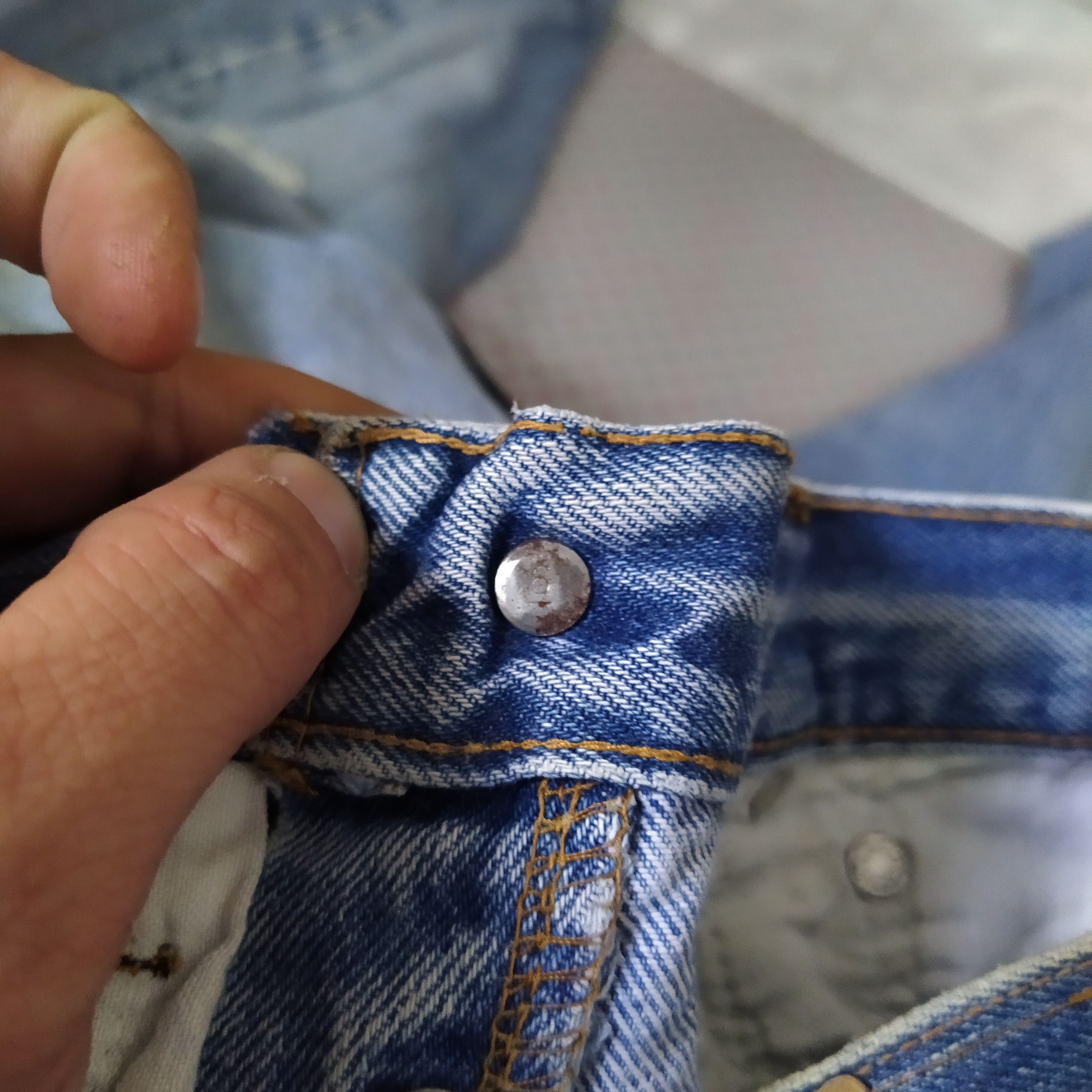Levi's × Vintage 80s LEVIS 501 SELVEDGE USA DENIM #6 COBAIN (D406) Size US 27 - 11 Thumbnail