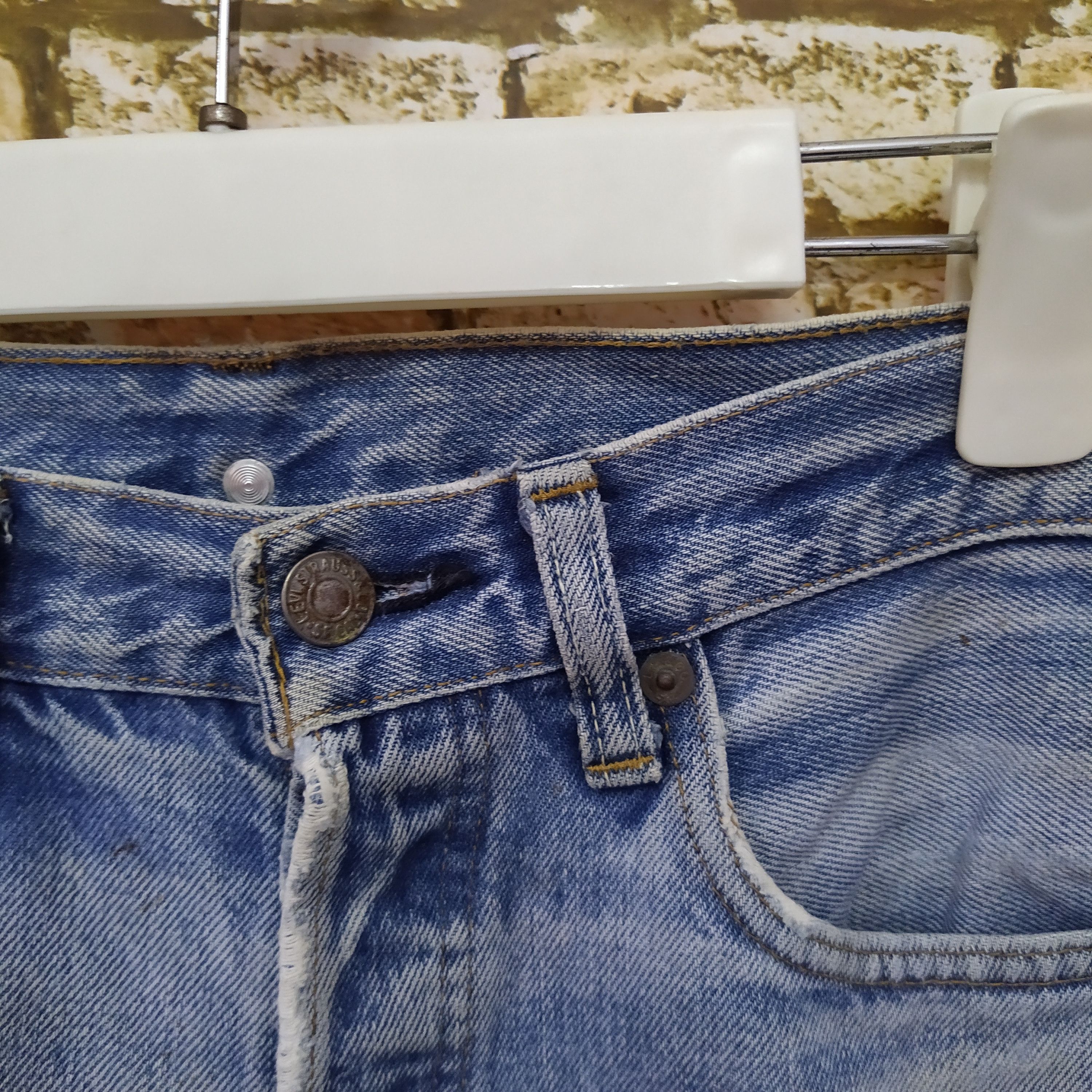 Levi's × Vintage 80s LEVIS 501 SELVEDGE USA DENIM #6 COBAIN (D406) Size US 27 - 5 Thumbnail