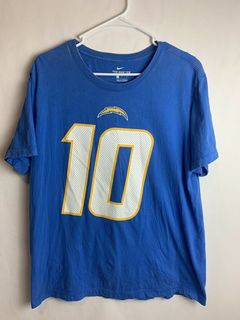 Nike Men's Los Angeles Chargers Justin Herbert #10 Atmosphere Grey