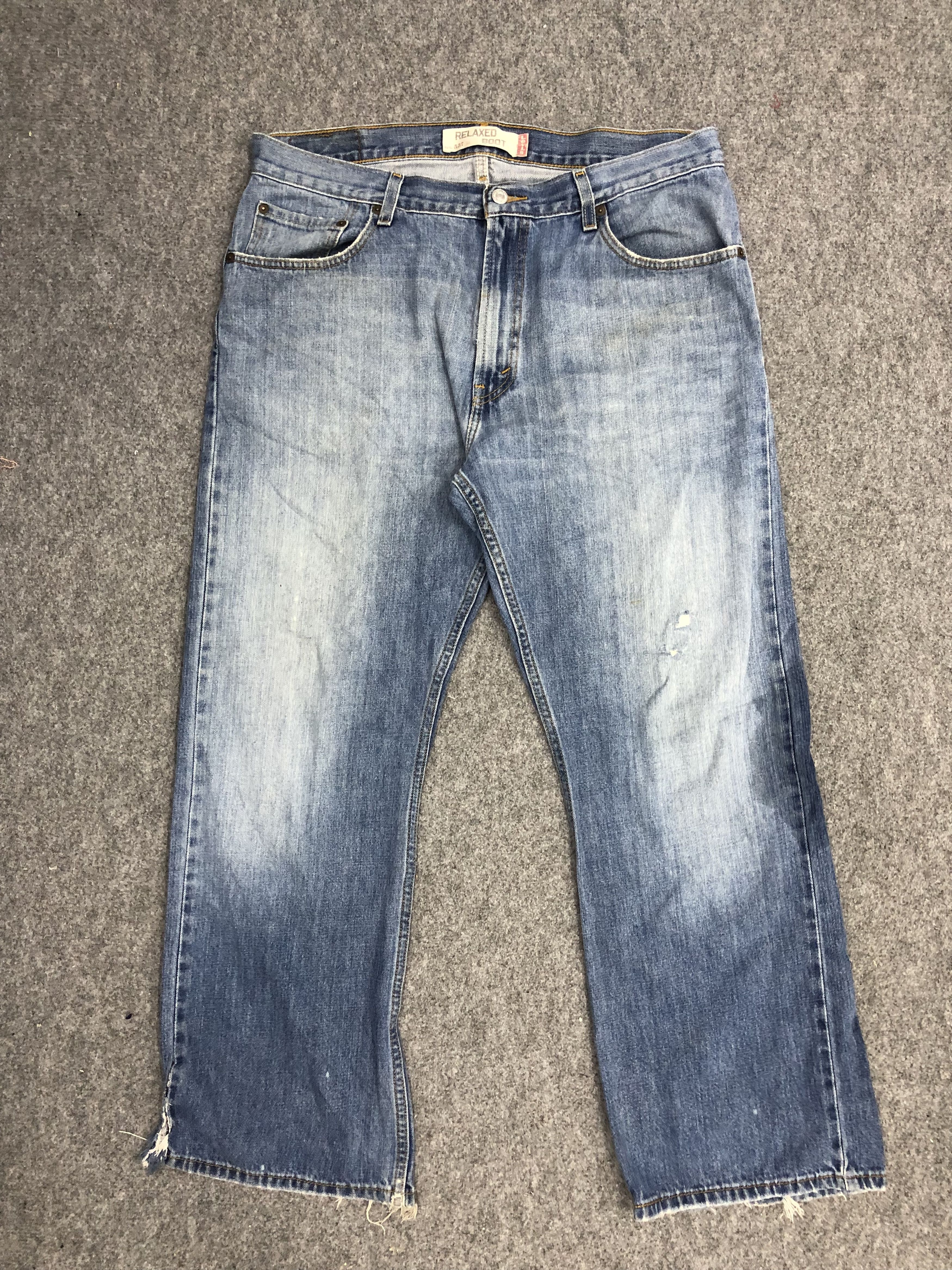 Levi's Vintage Levis 557 Sun Faded Denim DP1316 Size US 37 - 1 Thumbnail