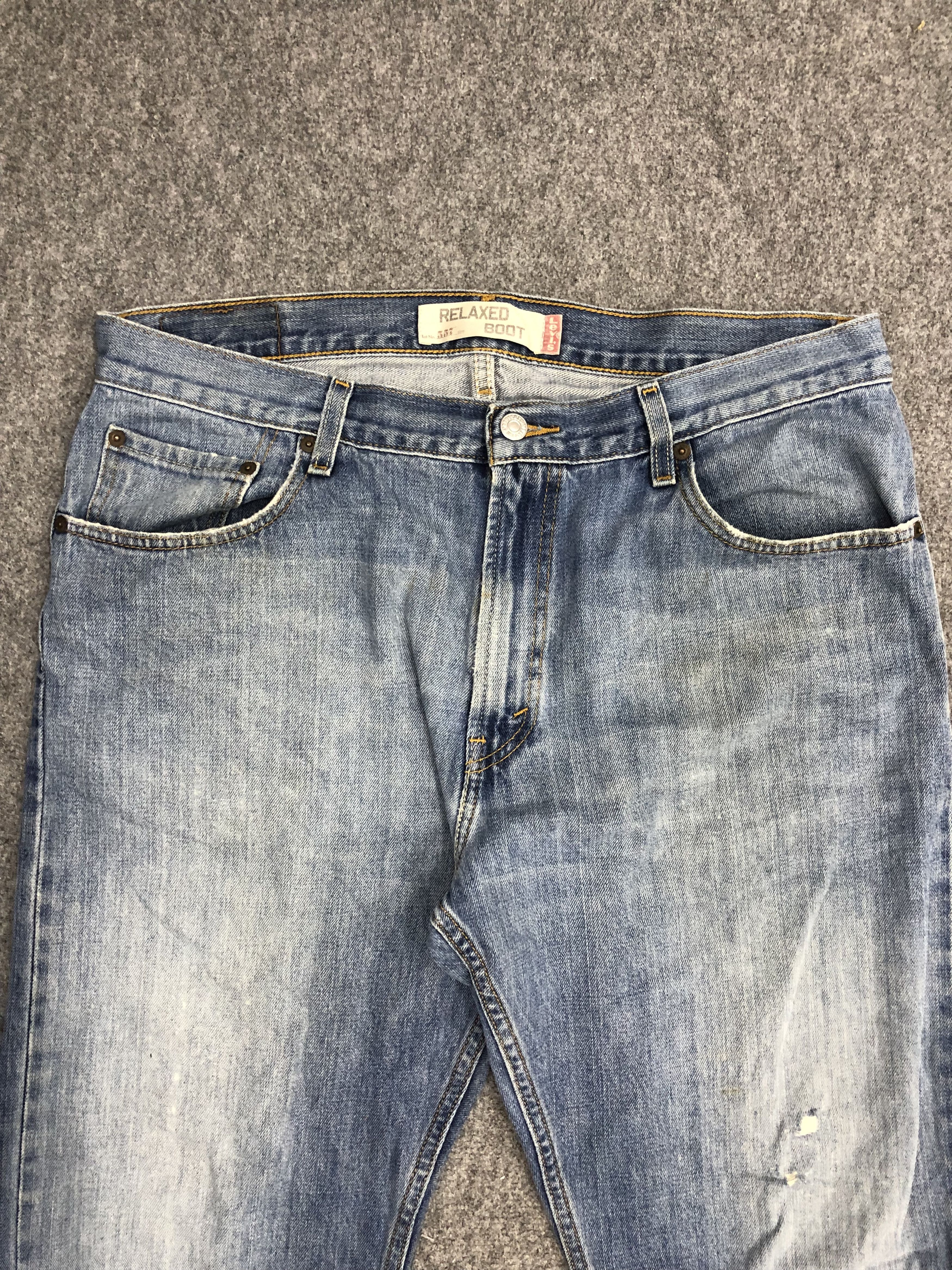 Levi's Vintage Levis 557 Sun Faded Denim DP1316 Size US 37 - 2 Thumbnail